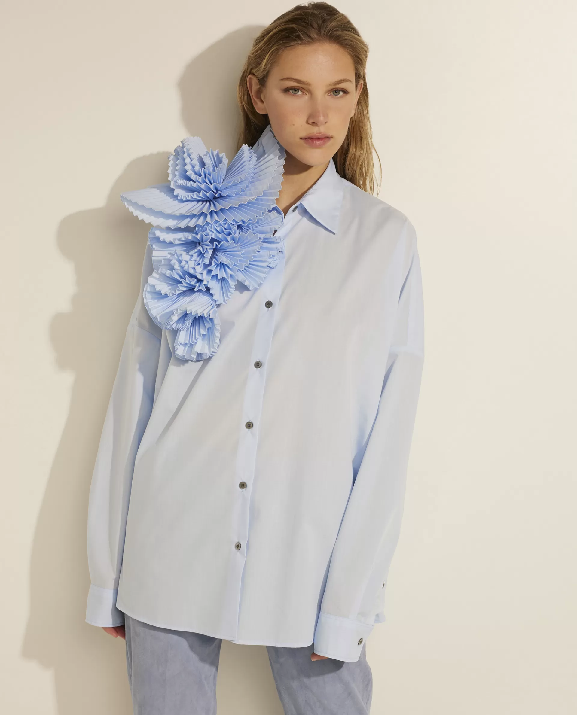 Flash Sale Soepele V-Hals Blouse Vrouwen Blouses