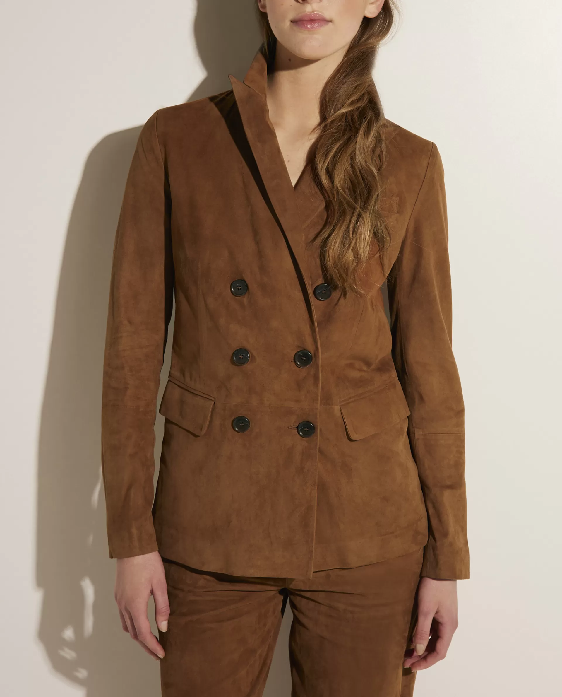 Store Suede Blazer Vrouwen Blazers