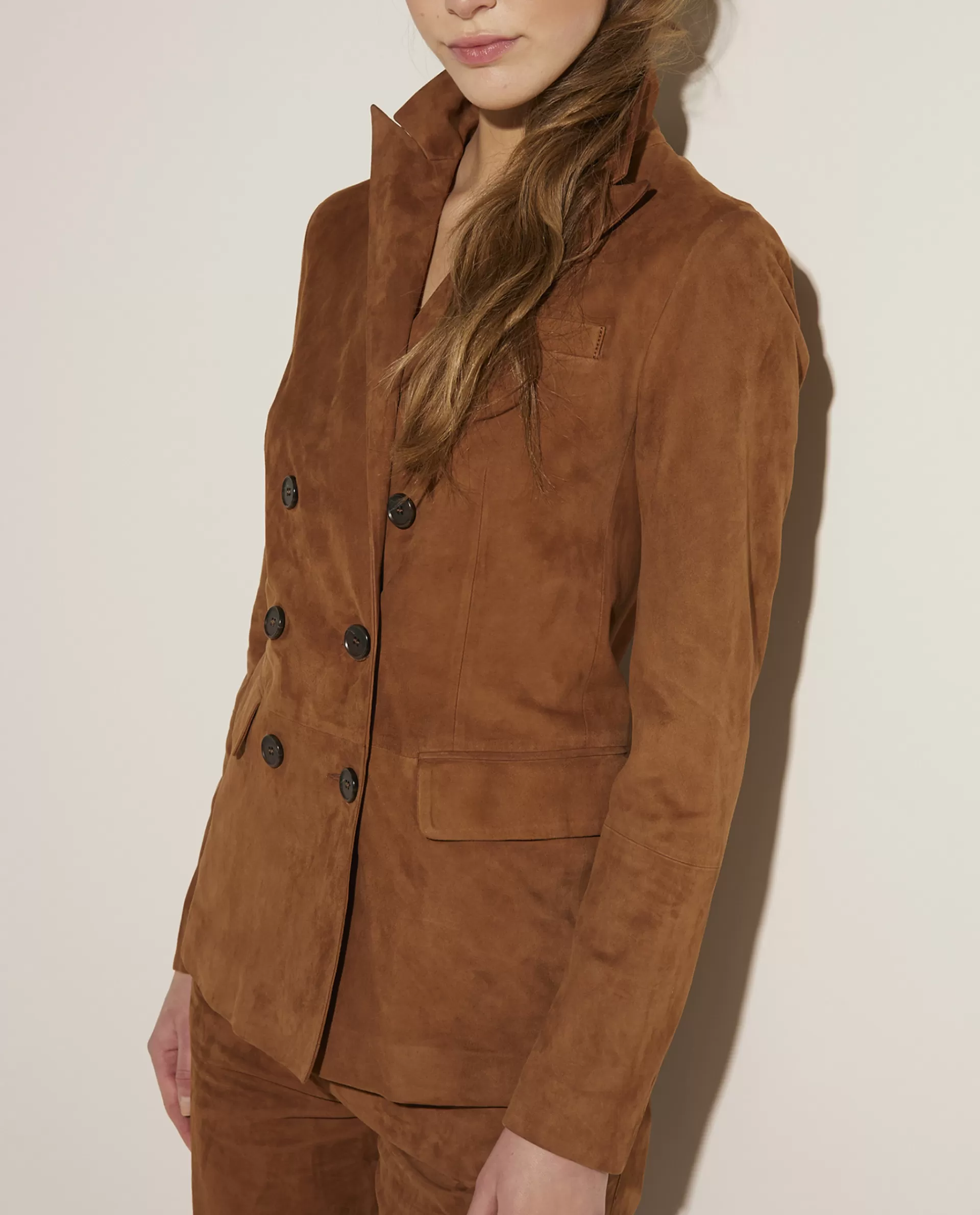 Store Suede Blazer Vrouwen Blazers
