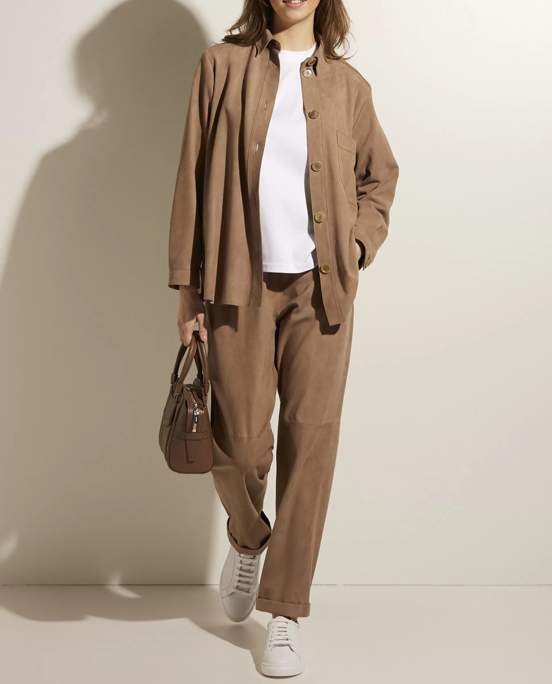 Shop Suede Blouse Vrouwen Blouses