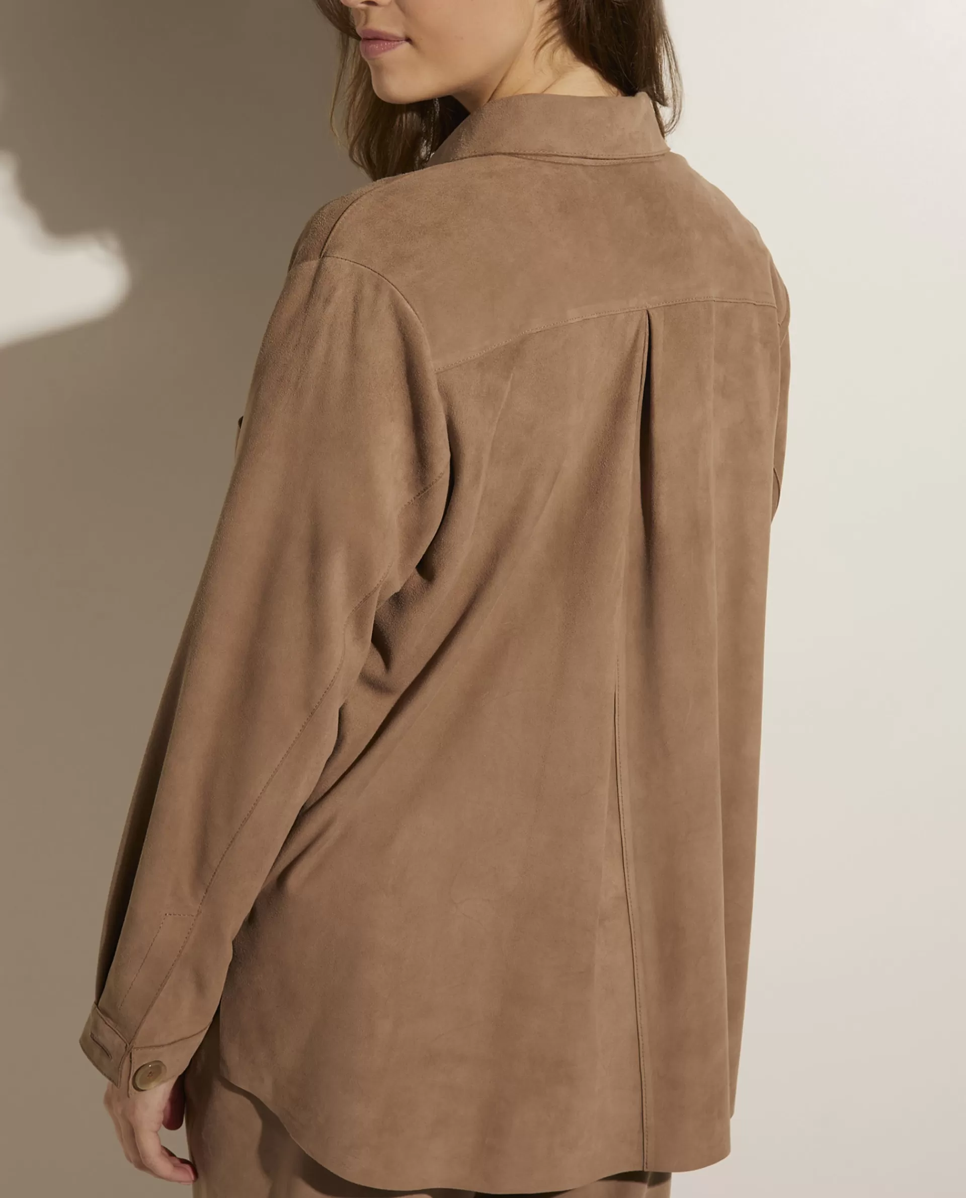 Shop Suede Blouse Vrouwen Blouses