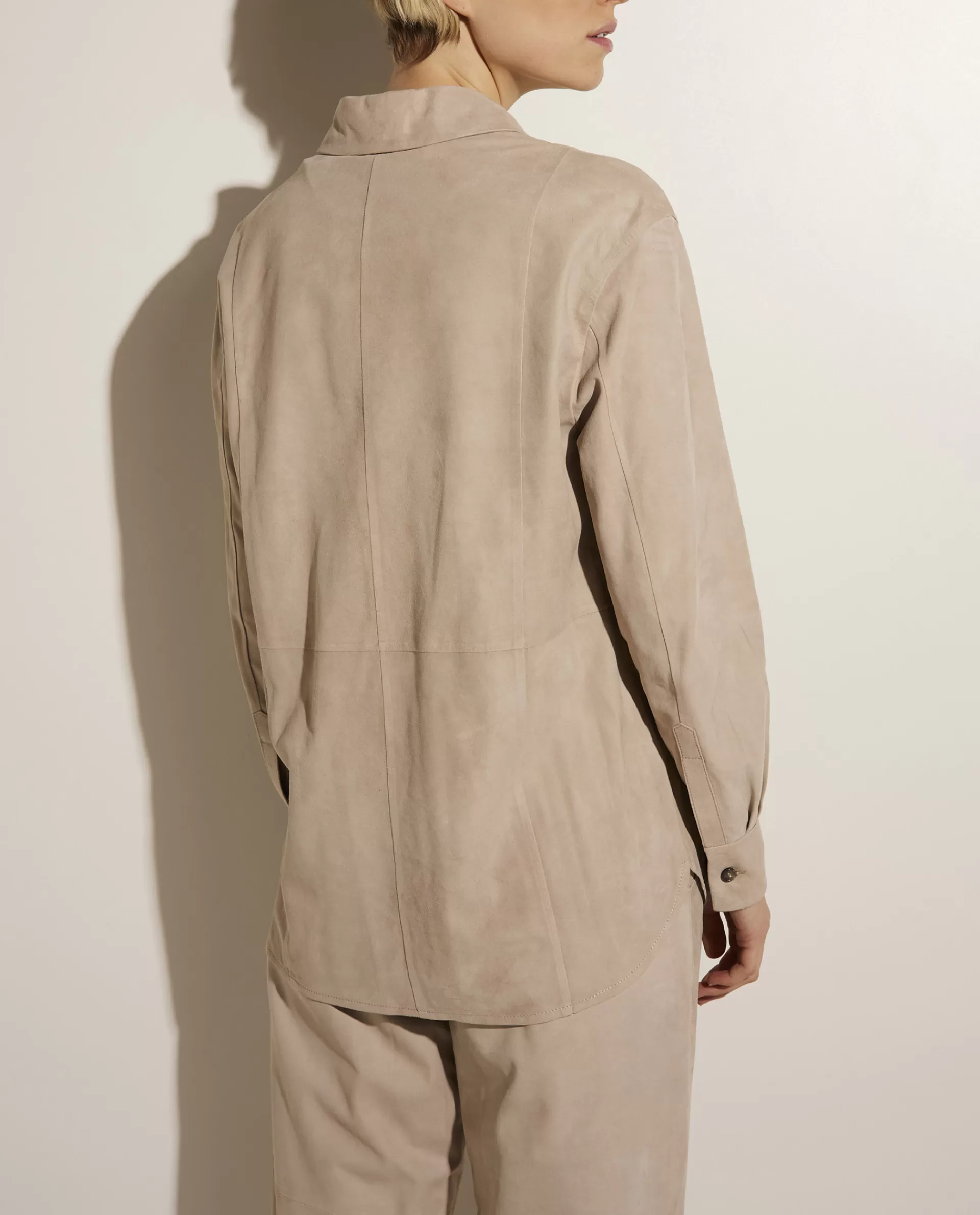 Fashion Suede Blouse Vrouwen Blouses