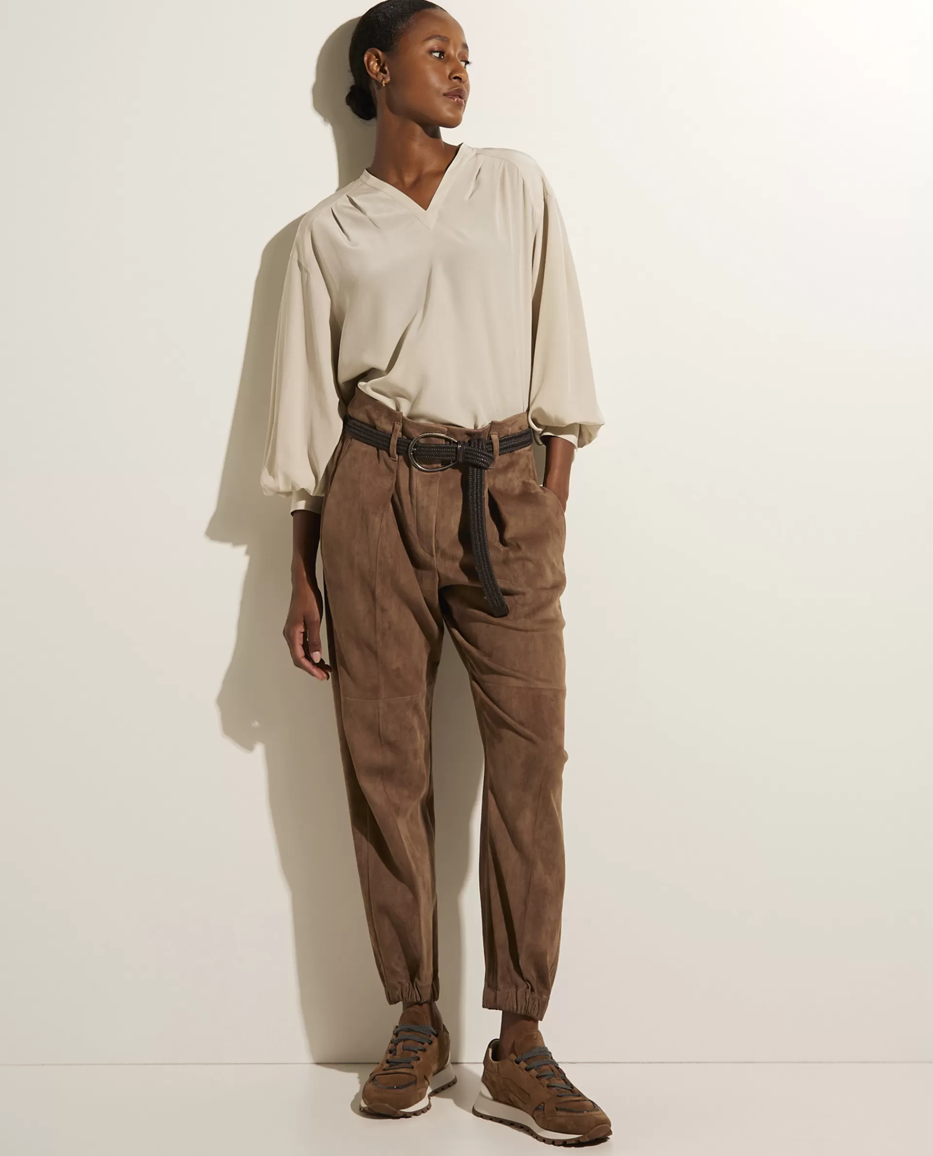 Fashion Suede Broek Vrouwen Broeken