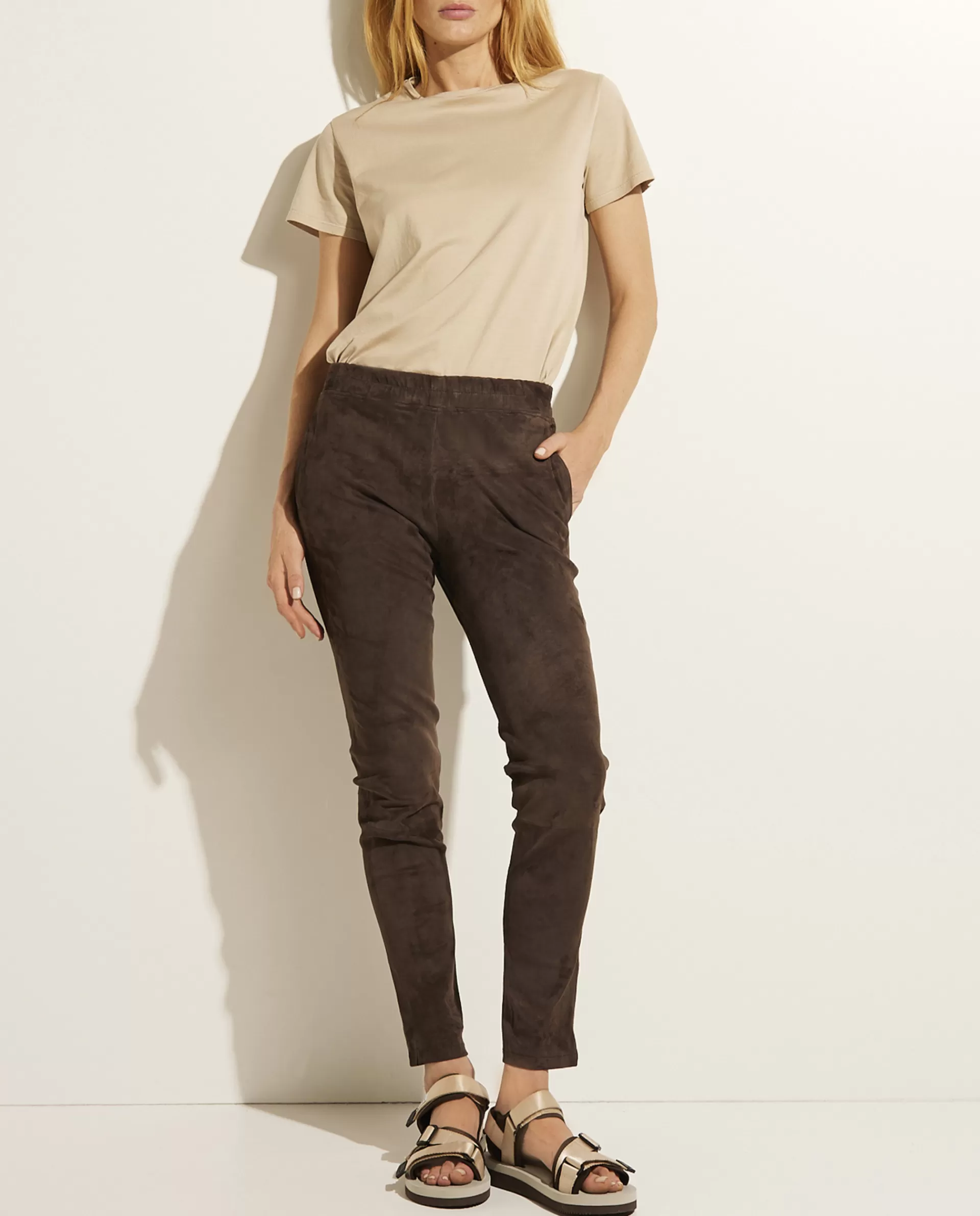 Store Suede Broek Vrouwen Broeken