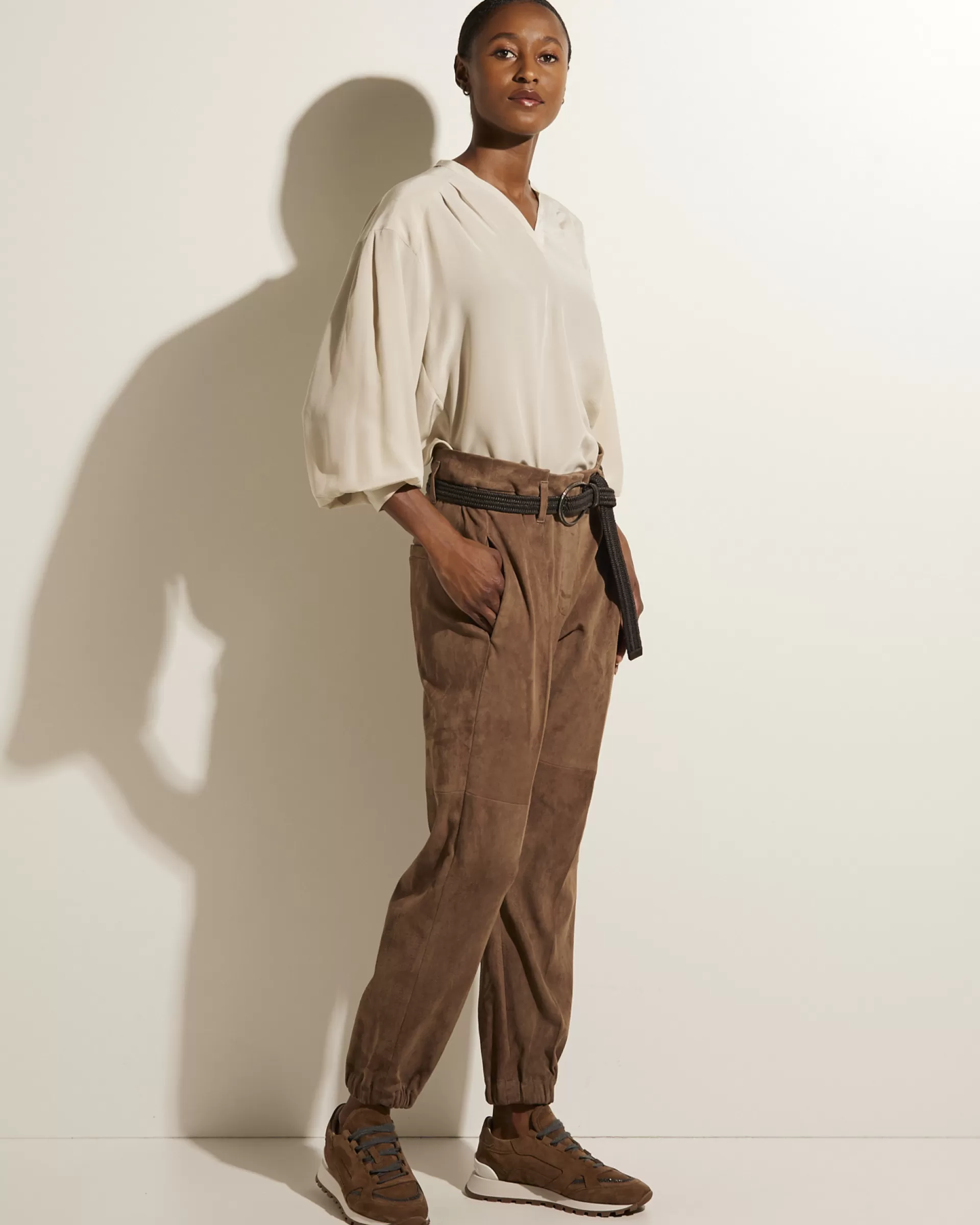 Fashion Suede Broek Vrouwen Broeken