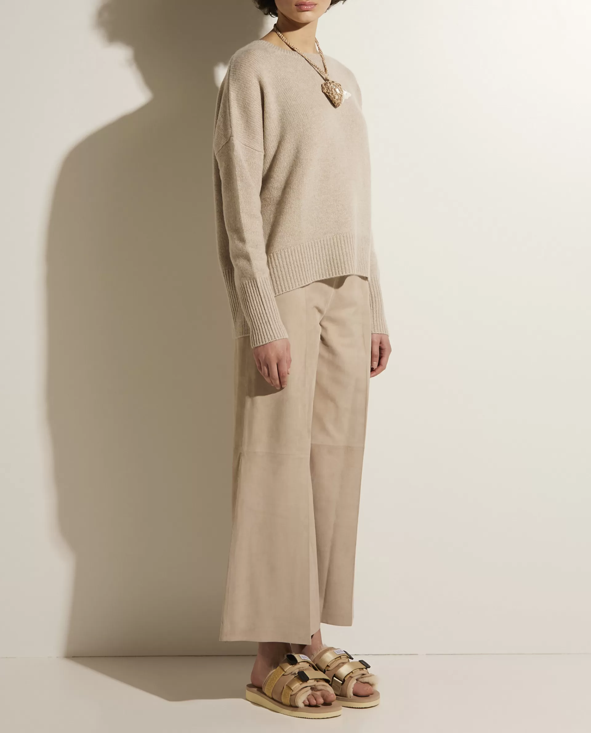 Online Suede Broek Vrouwen Broeken