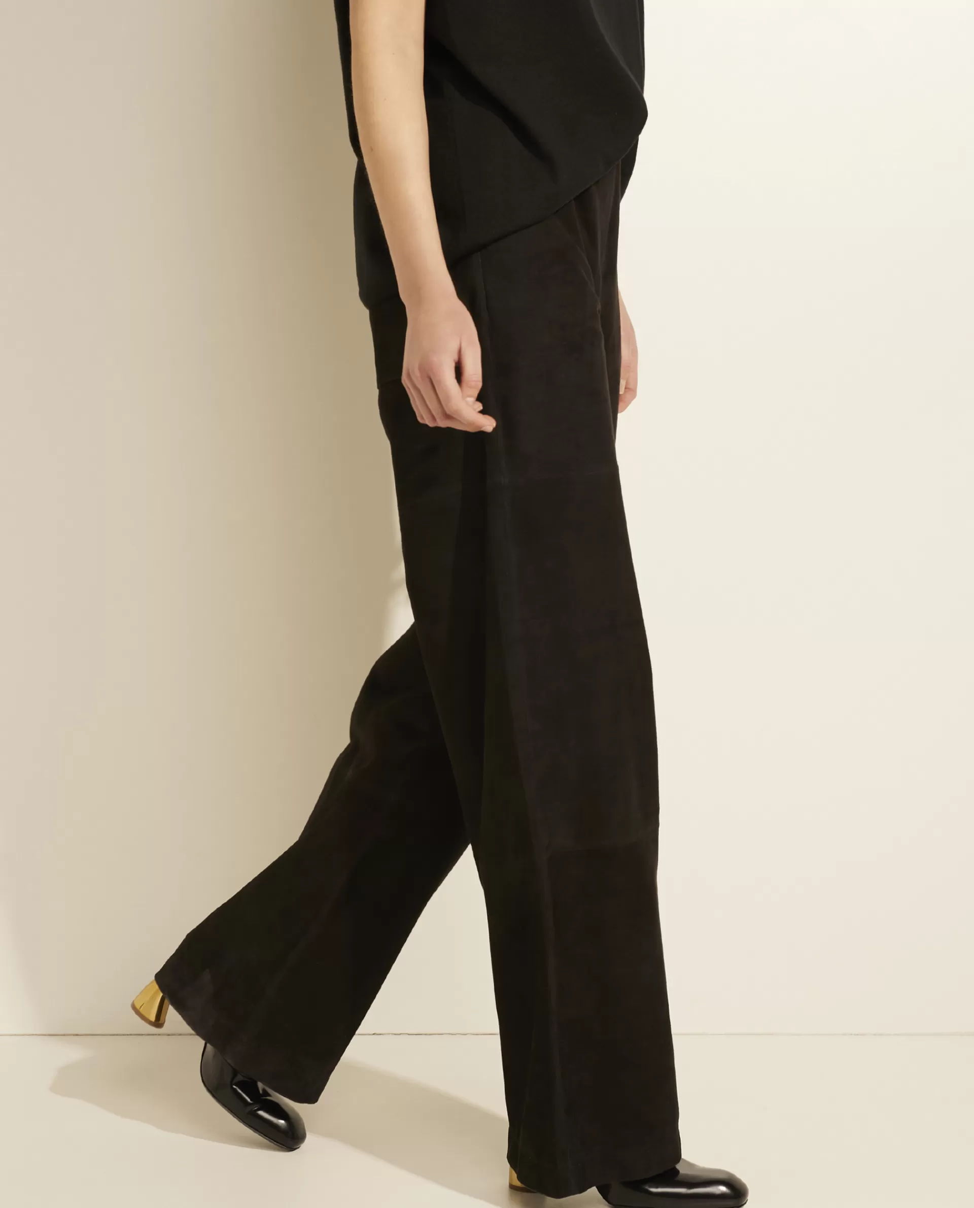 New Suede Broek Vrouwen Broeken