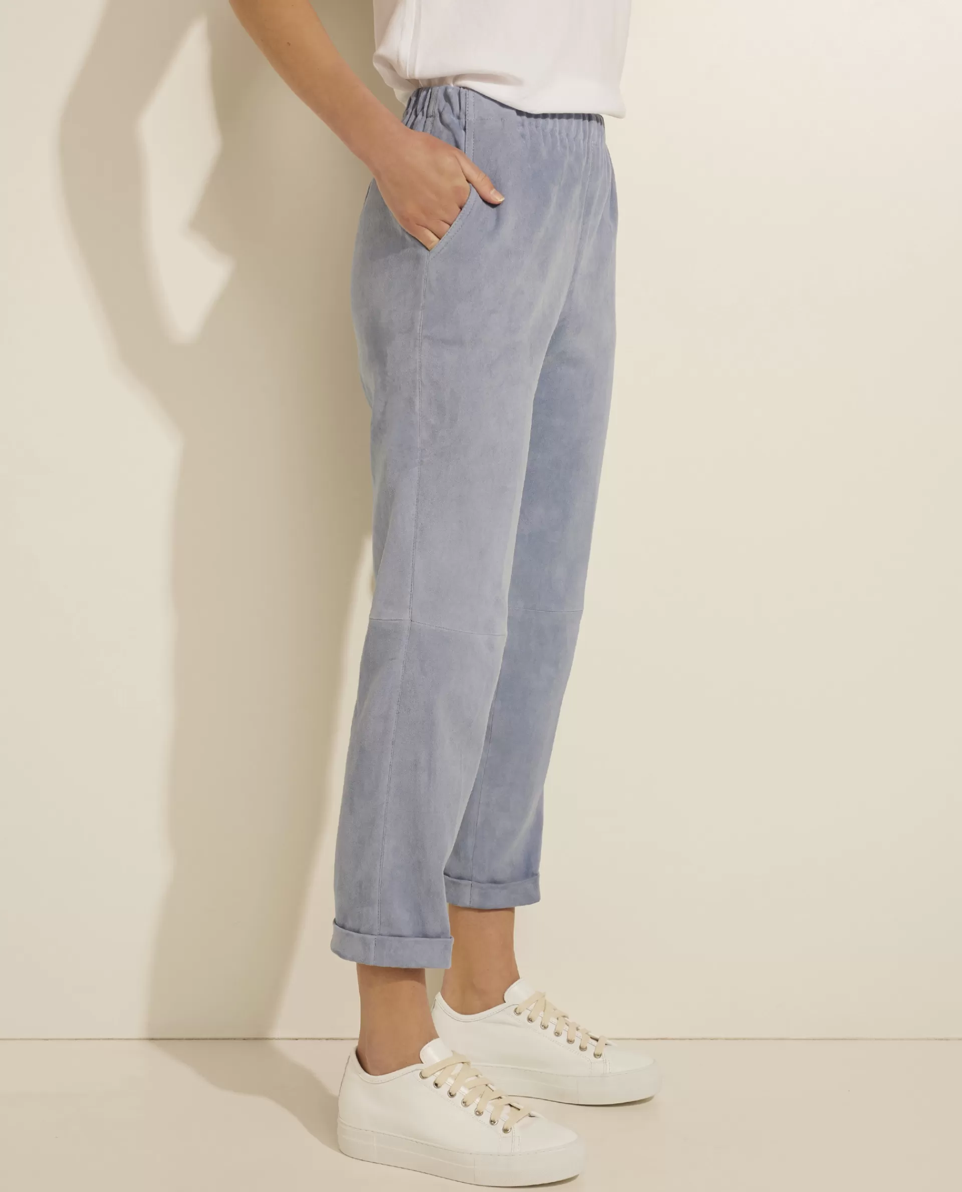 Clearance Suede Broek Vrouwen Broeken