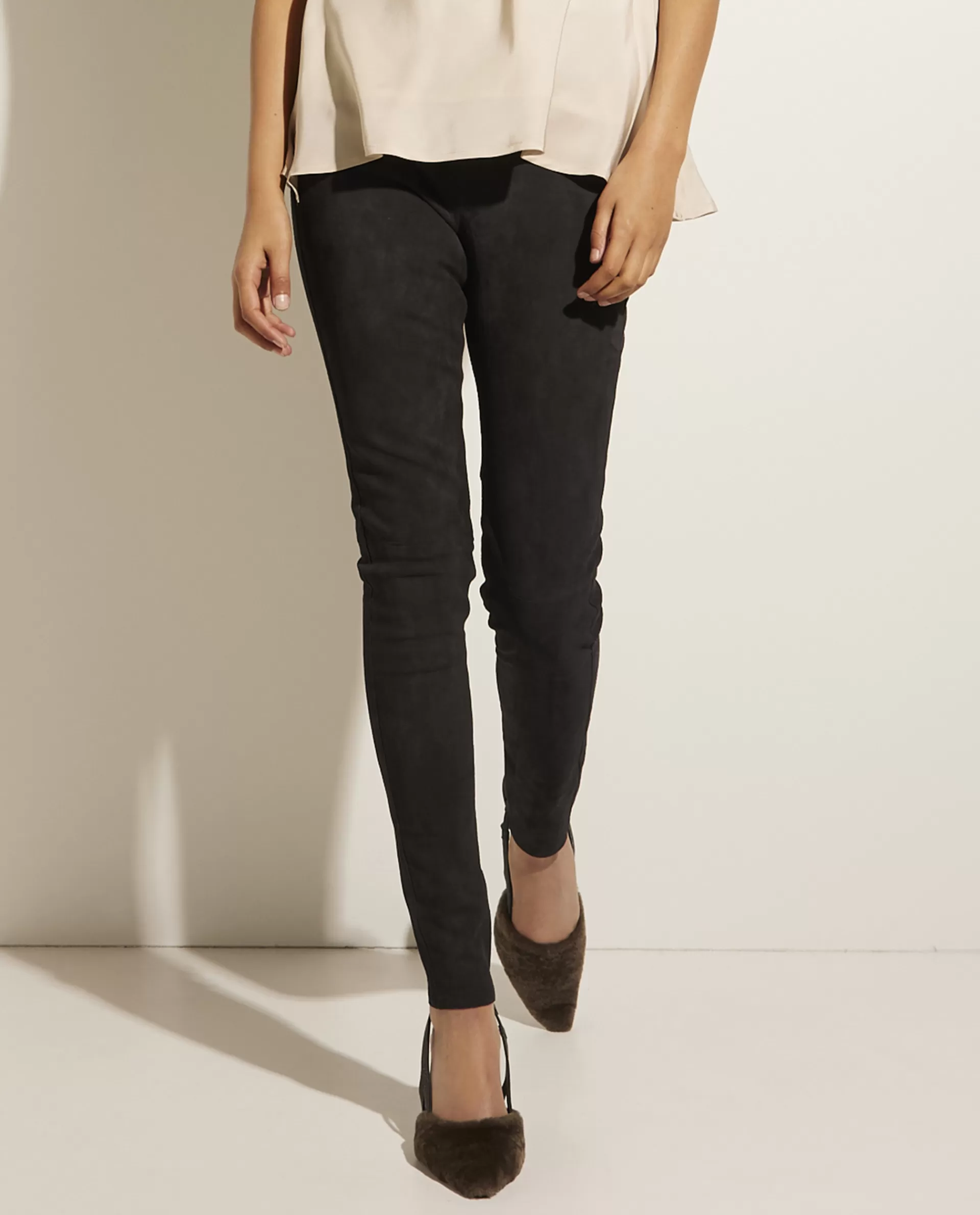 Cheap Suede Legging Vrouwen Broeken