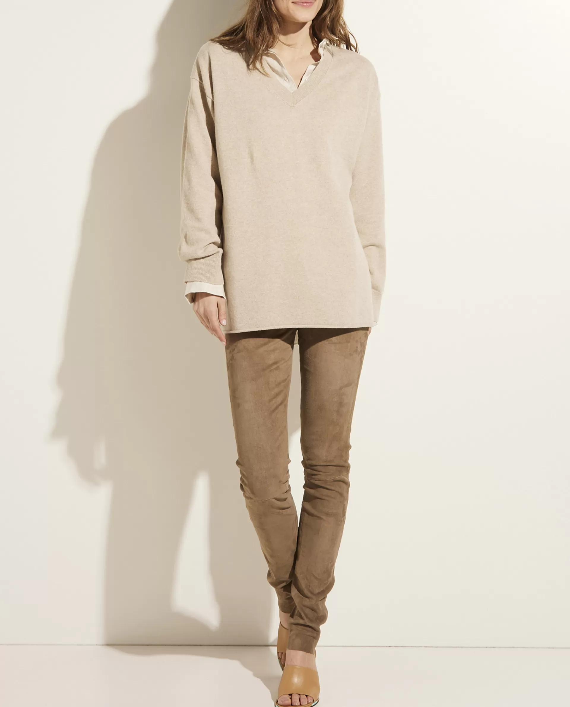 Best Suede Legging Met Stretch Vrouwen Broeken