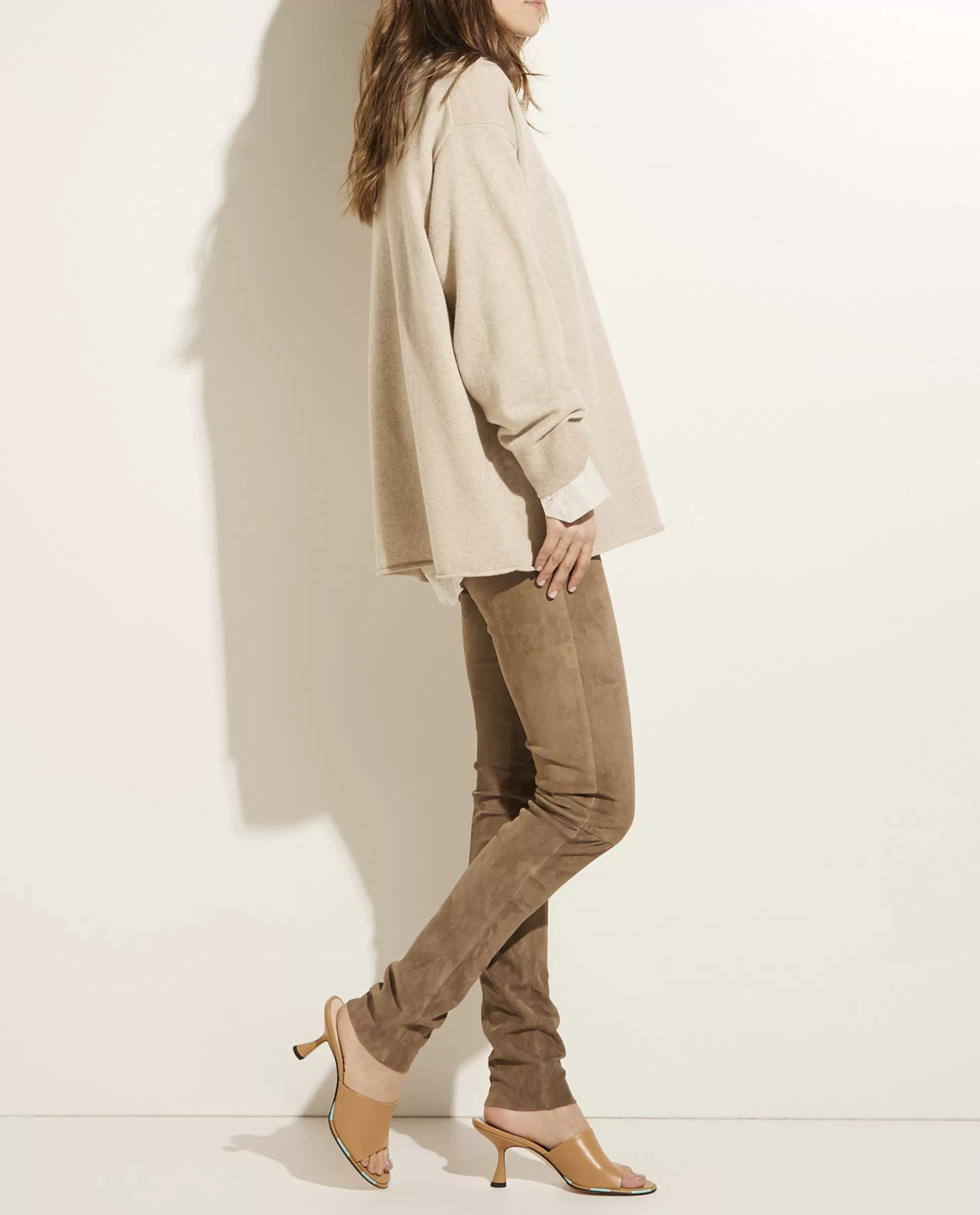 Best Suede Legging Met Stretch Vrouwen Broeken