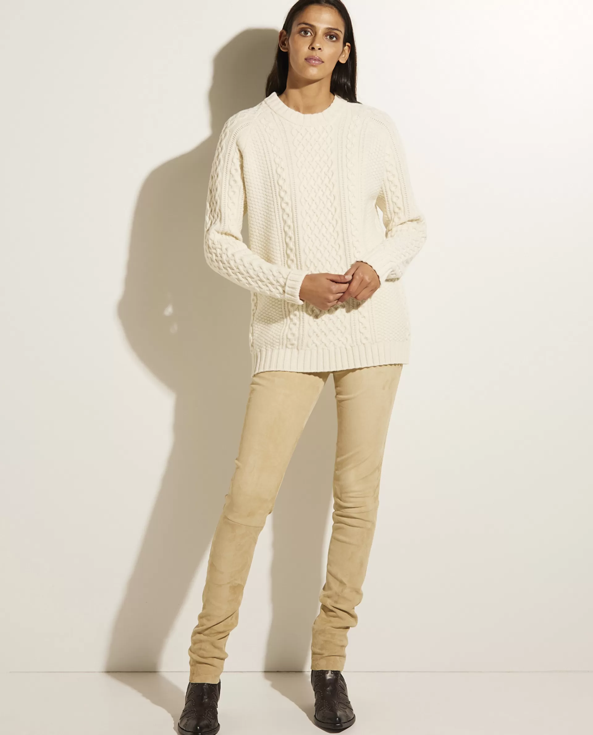 Store Suede Legging Met Stretch Vrouwen Broeken