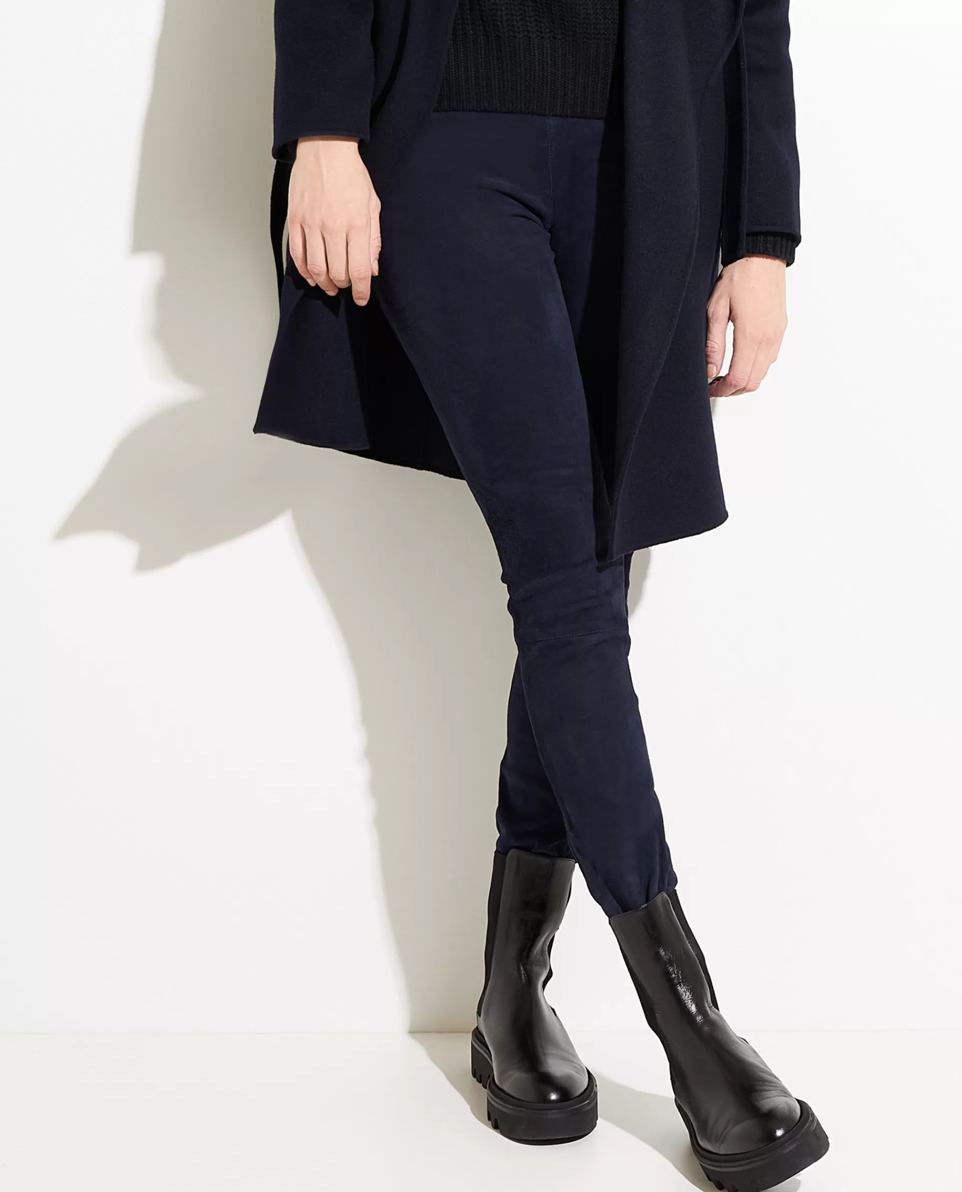 Hot Suede Legging Met Stretch Vrouwen Broeken