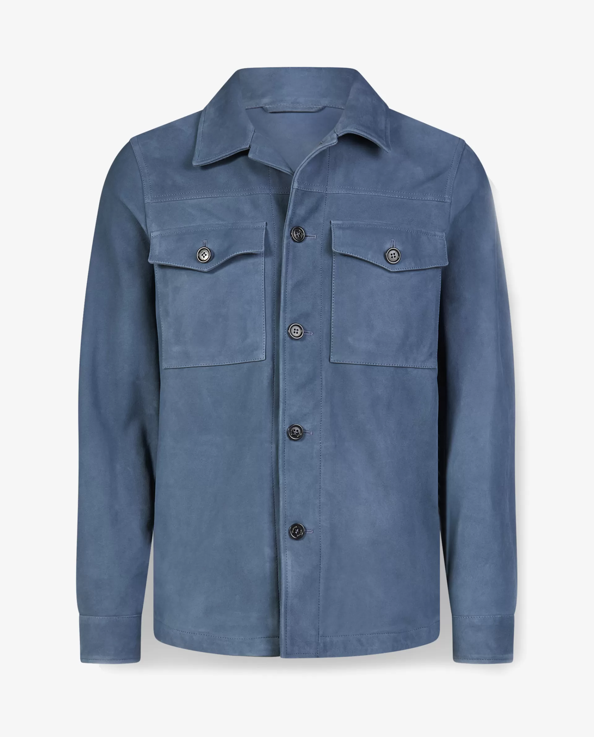 Fashion Suede Overshirt Mannen Jassen