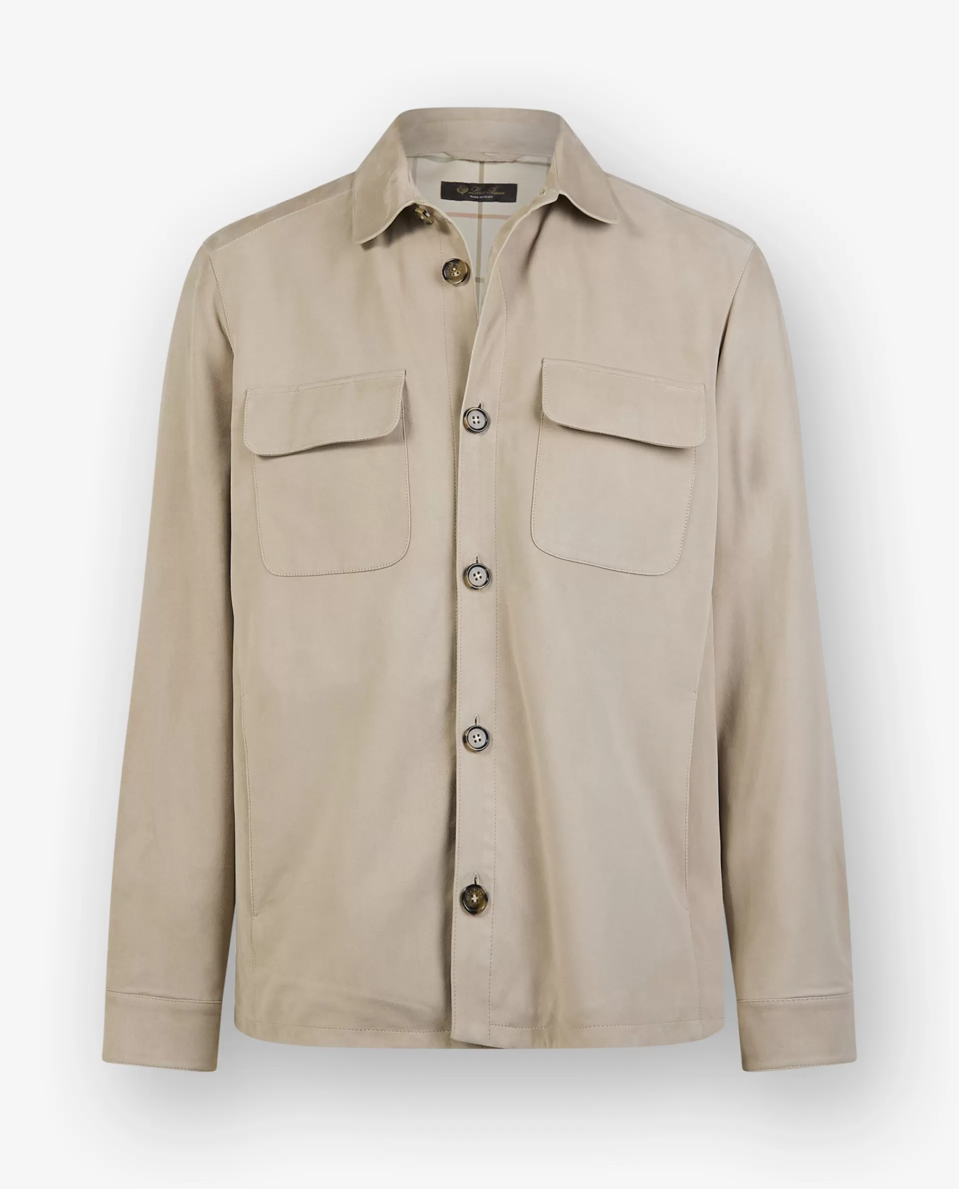 Sale Suede Overshirt Mannen Jassen