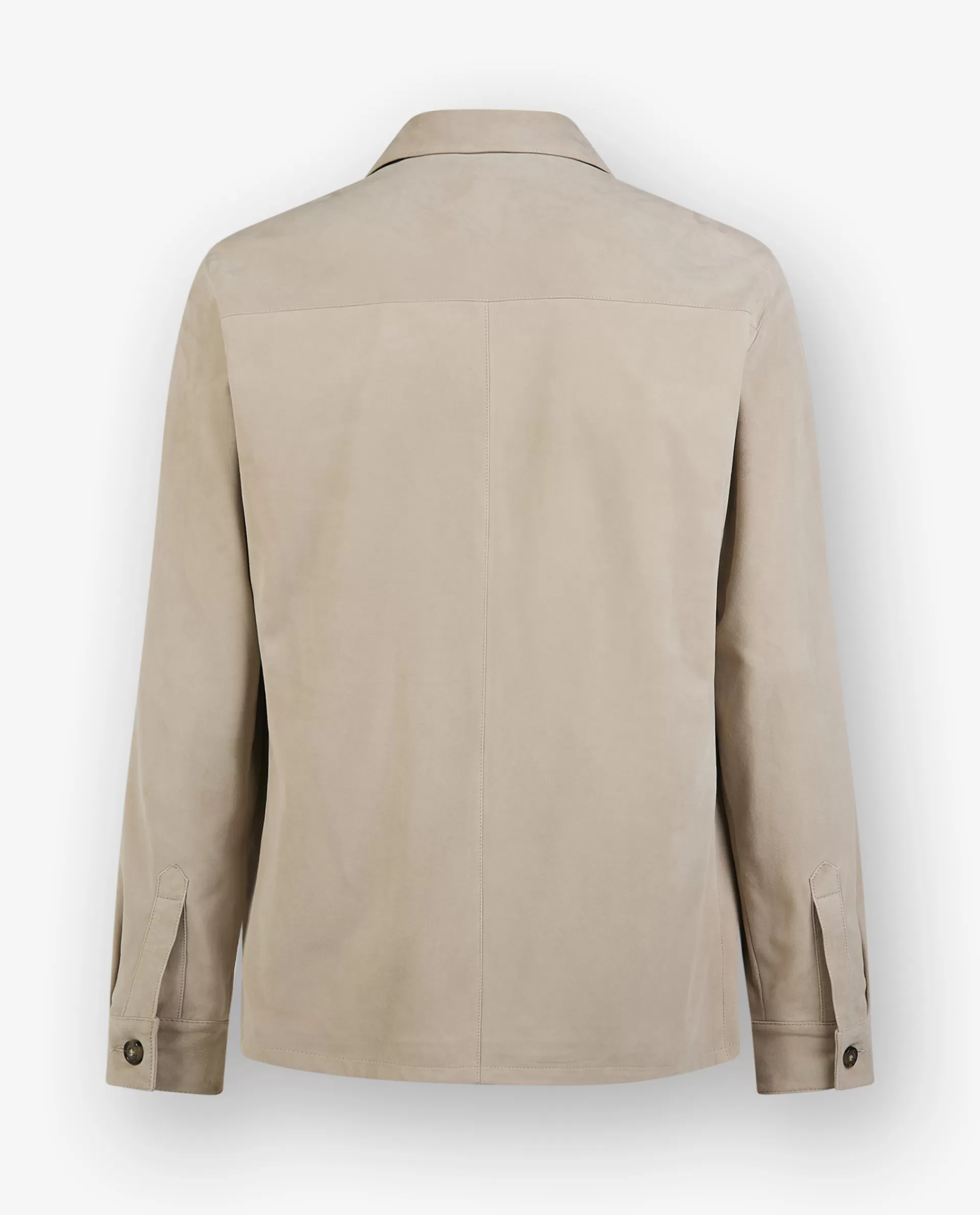 Sale Suede Overshirt Mannen Jassen