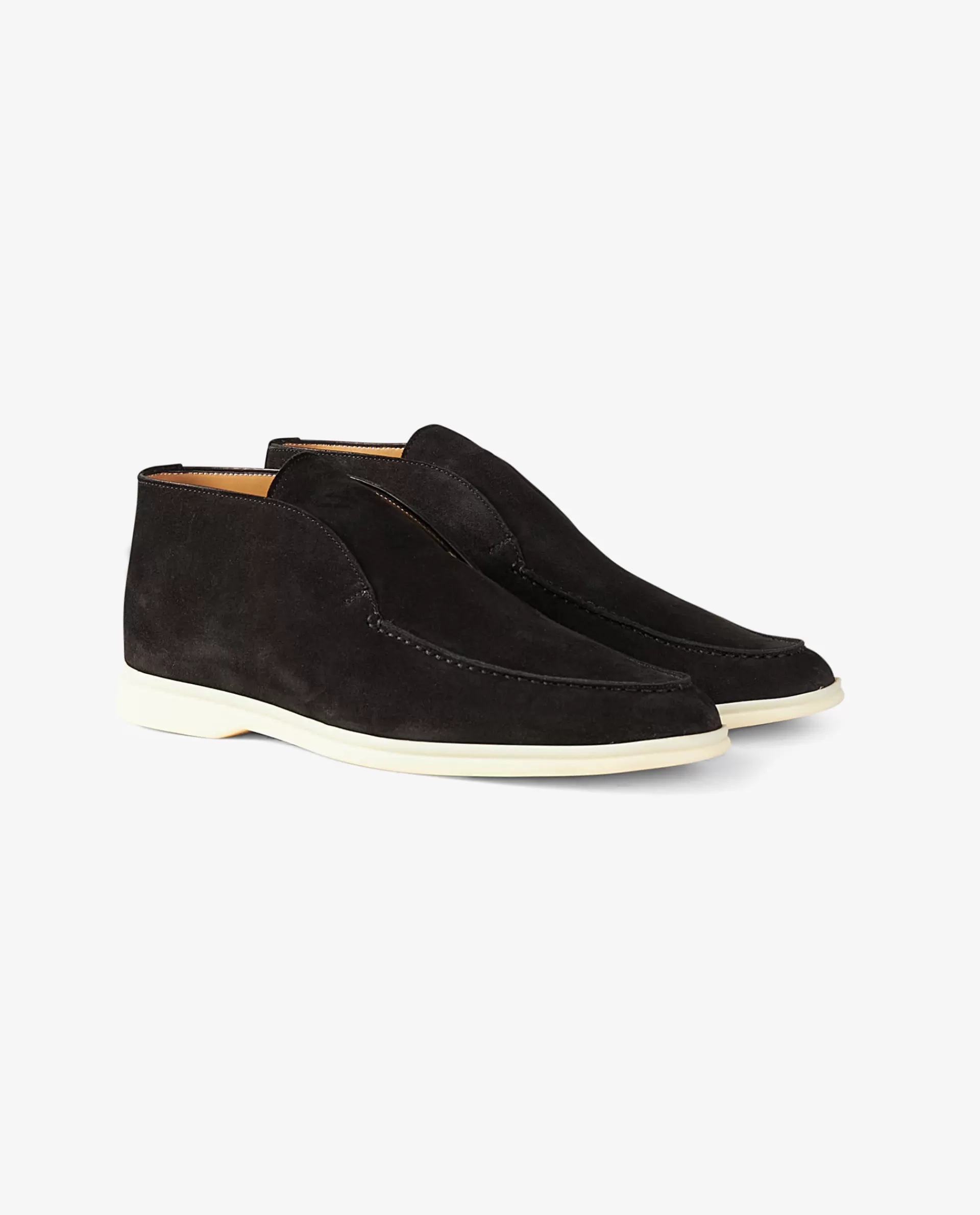 Clearance Suede Polacchino Open Walk Mannen Schoenen