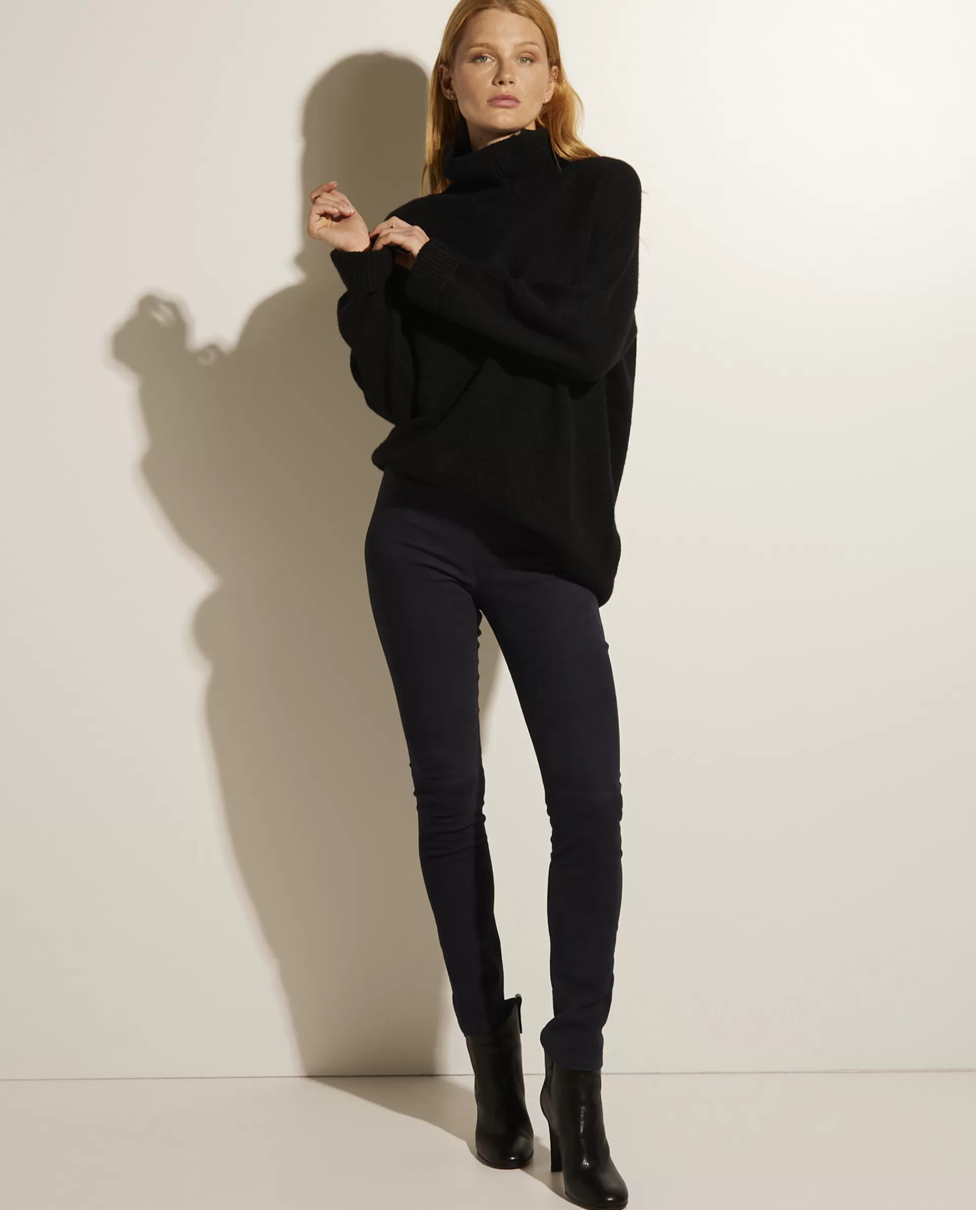 Flash Sale Suede Skinny Broek Vrouwen Broeken