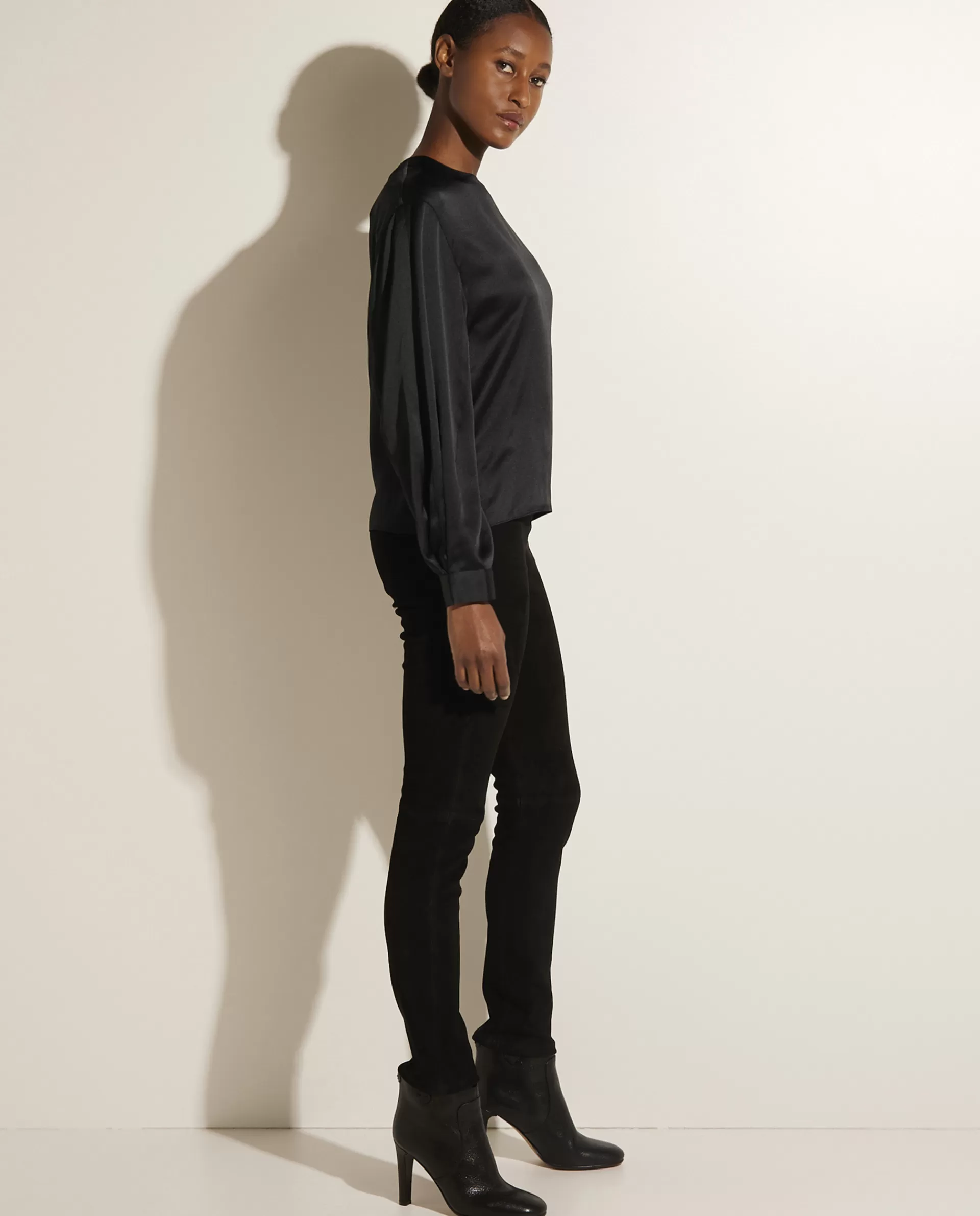 Fashion Suede Skinny Broek Vrouwen Broeken