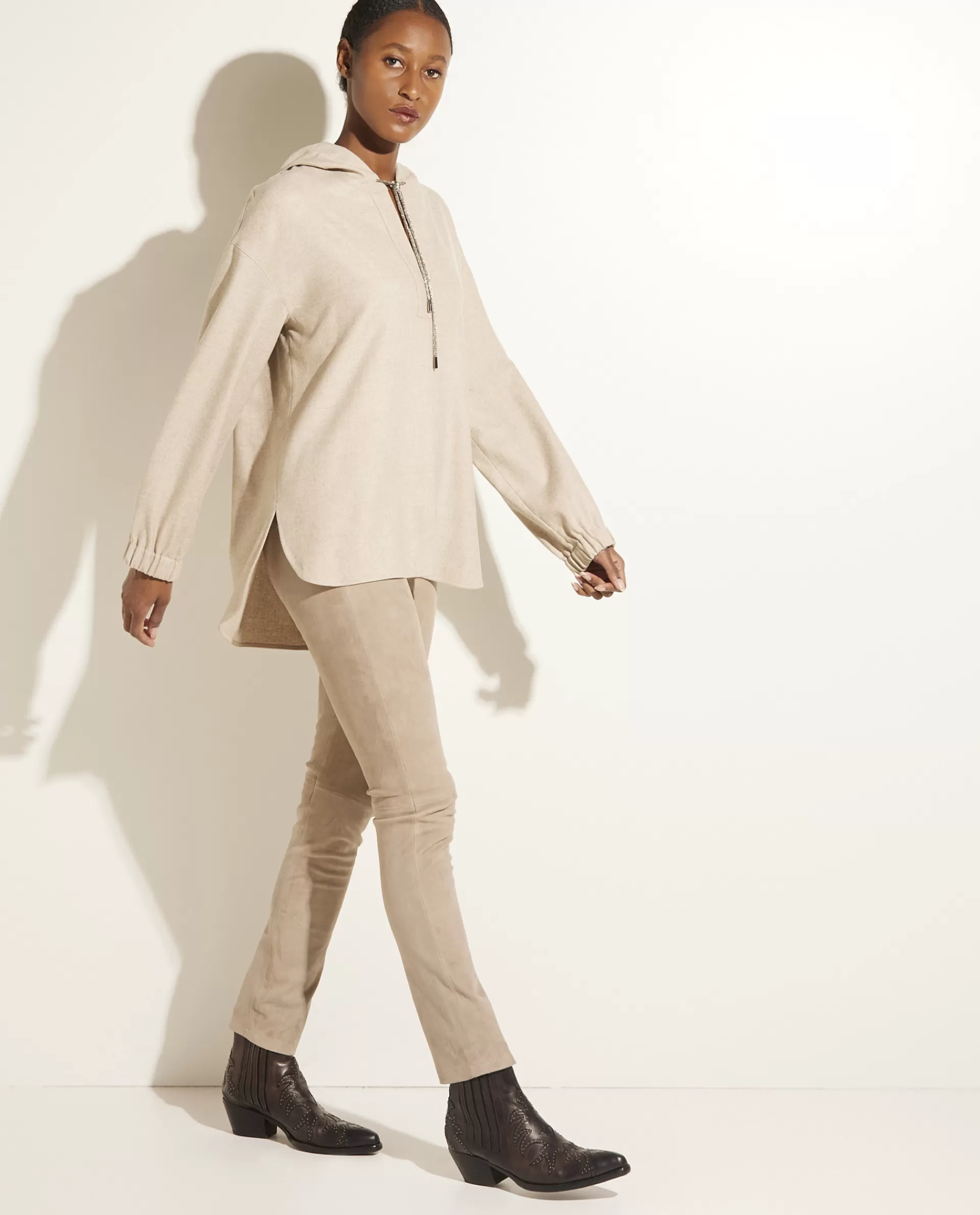 Best Sale Suede Skinny Broek Vrouwen Broeken