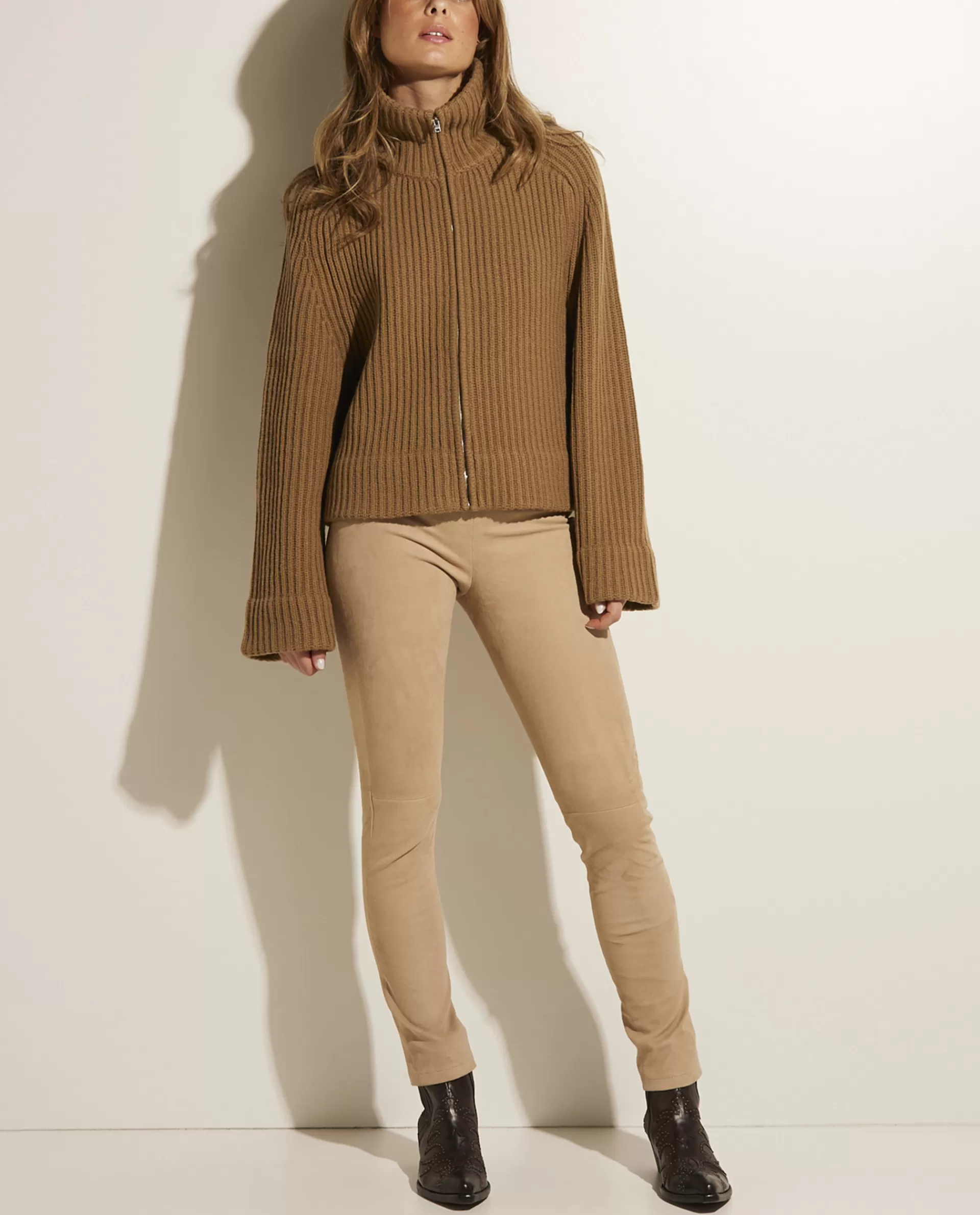 Clearance Suede Skinny Broek Vrouwen Broeken