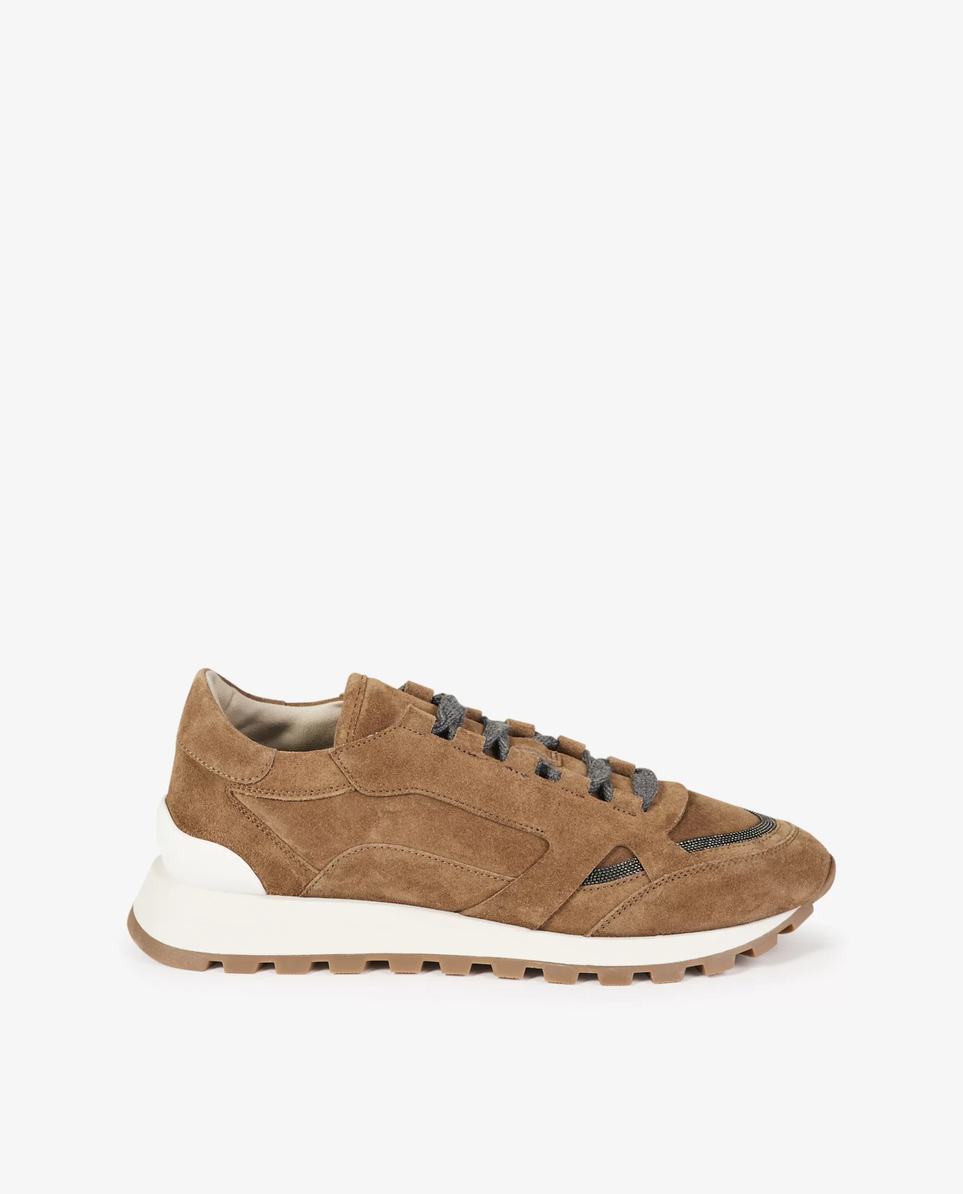 Cheap Suede Sneakers Met Monili Vrouwen Schoenen