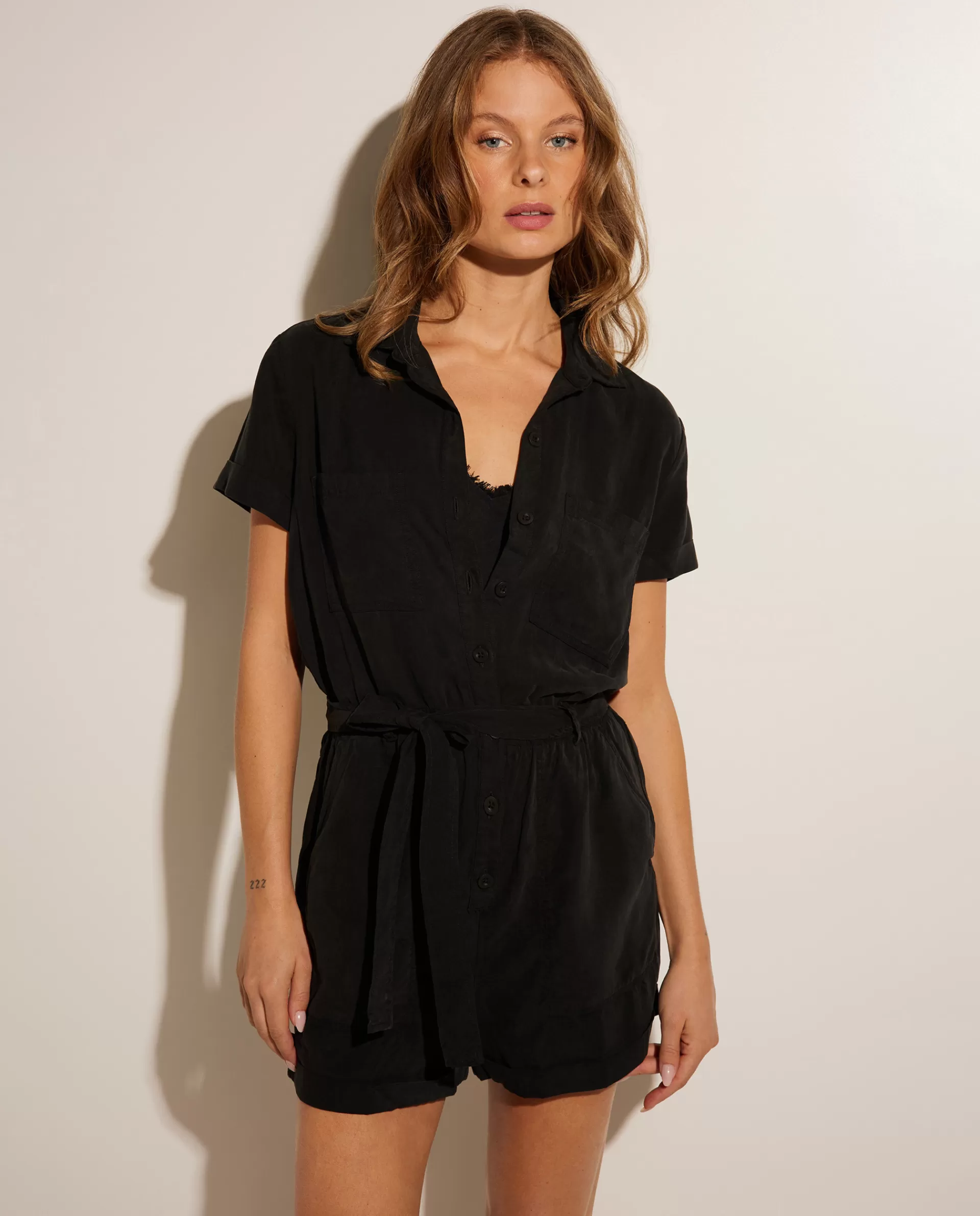 Outlet Tencel Jumpsuit Vrouwen Broeken