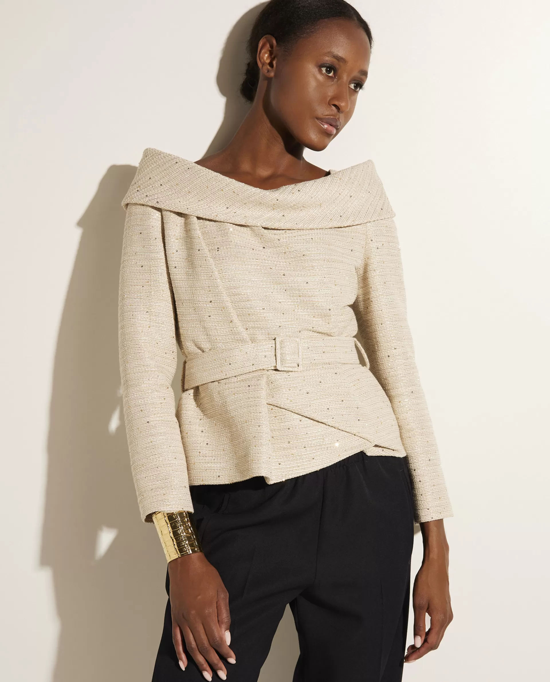 Discount Top Met Wijde Kraag Vrouwen Tops
