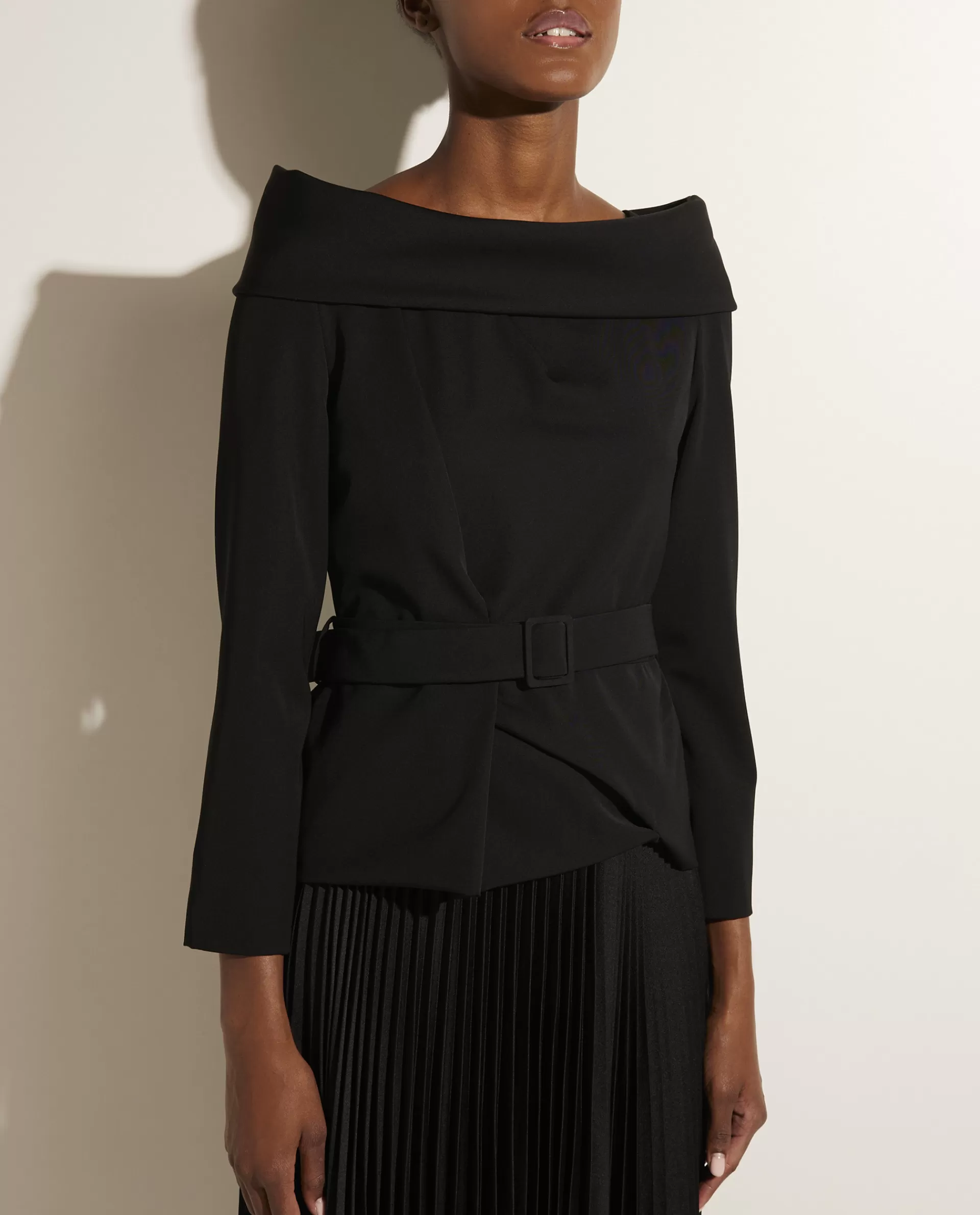 Hot Top Met Wijde Kraag Vrouwen Tops