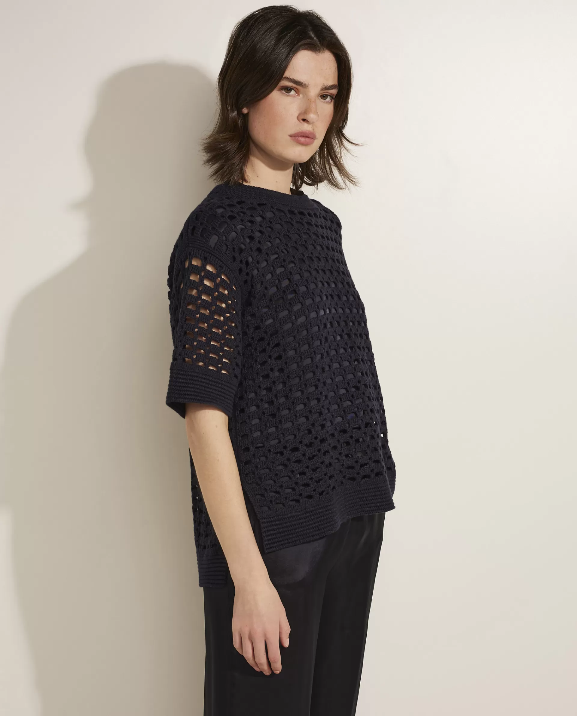 Outlet Trui Met Korte Mouw Vrouwen Knitwear