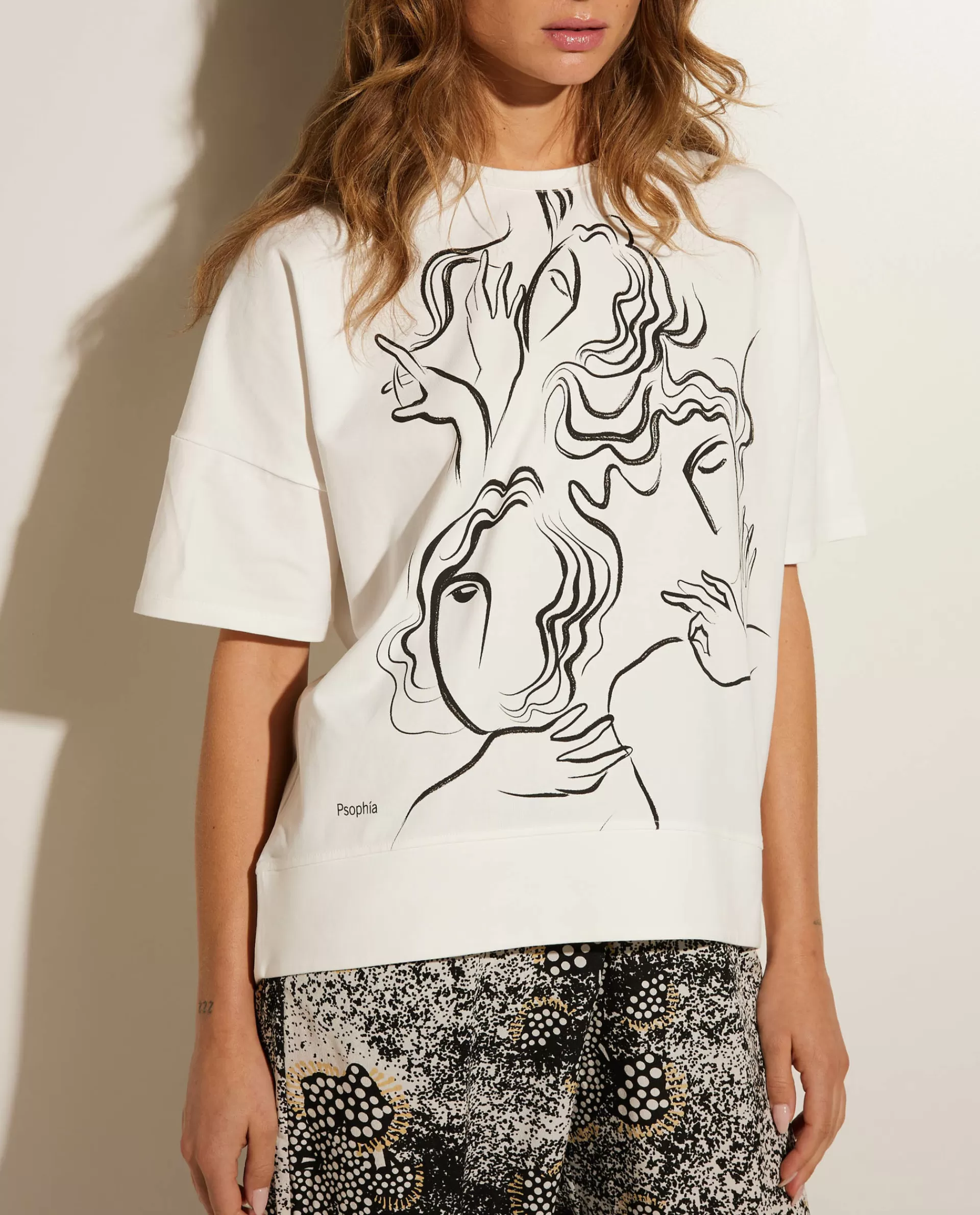 Fashion T-Shirt Met Print Vrouwen Tops