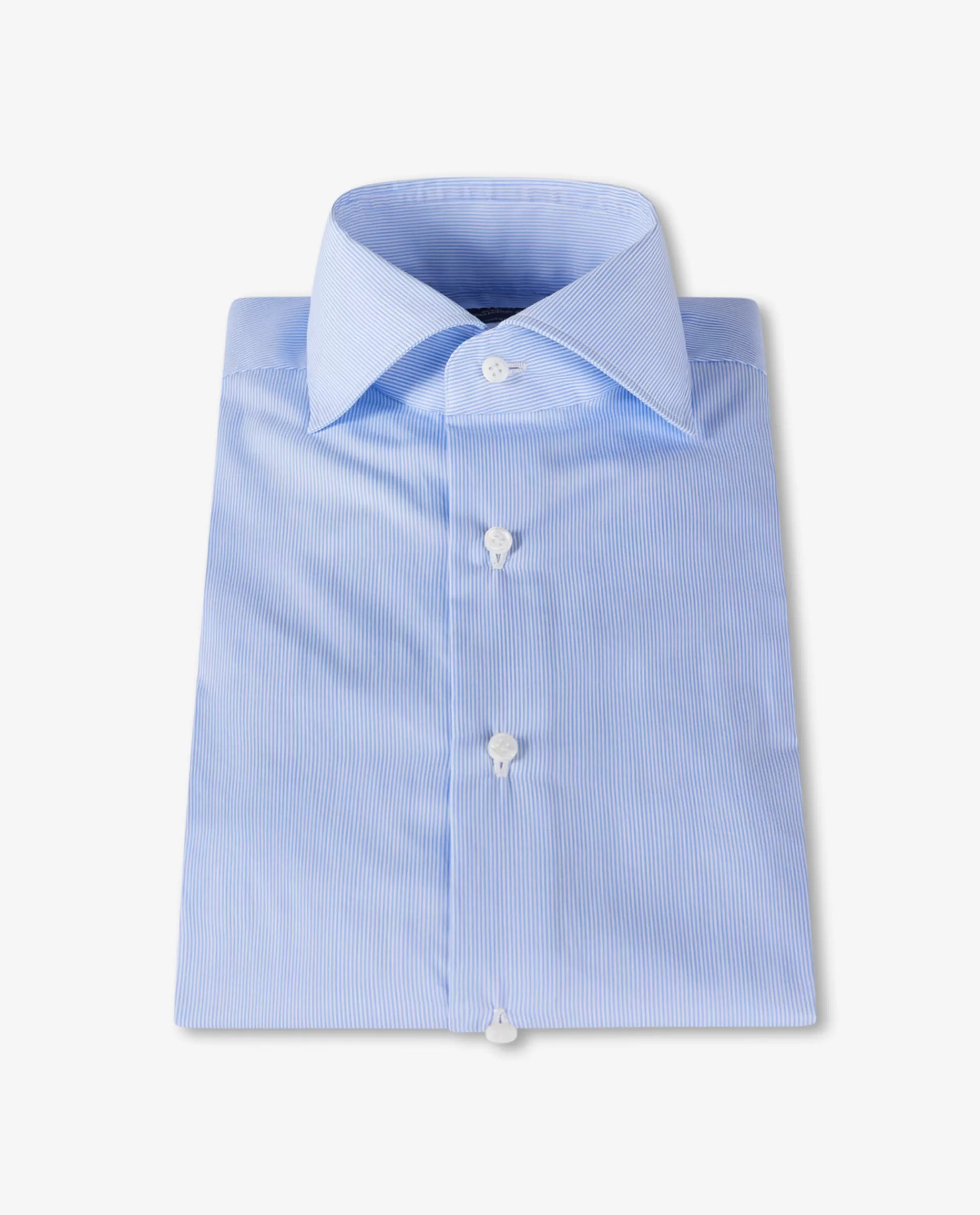 New Twill Streep Shirt Mannen Shirts