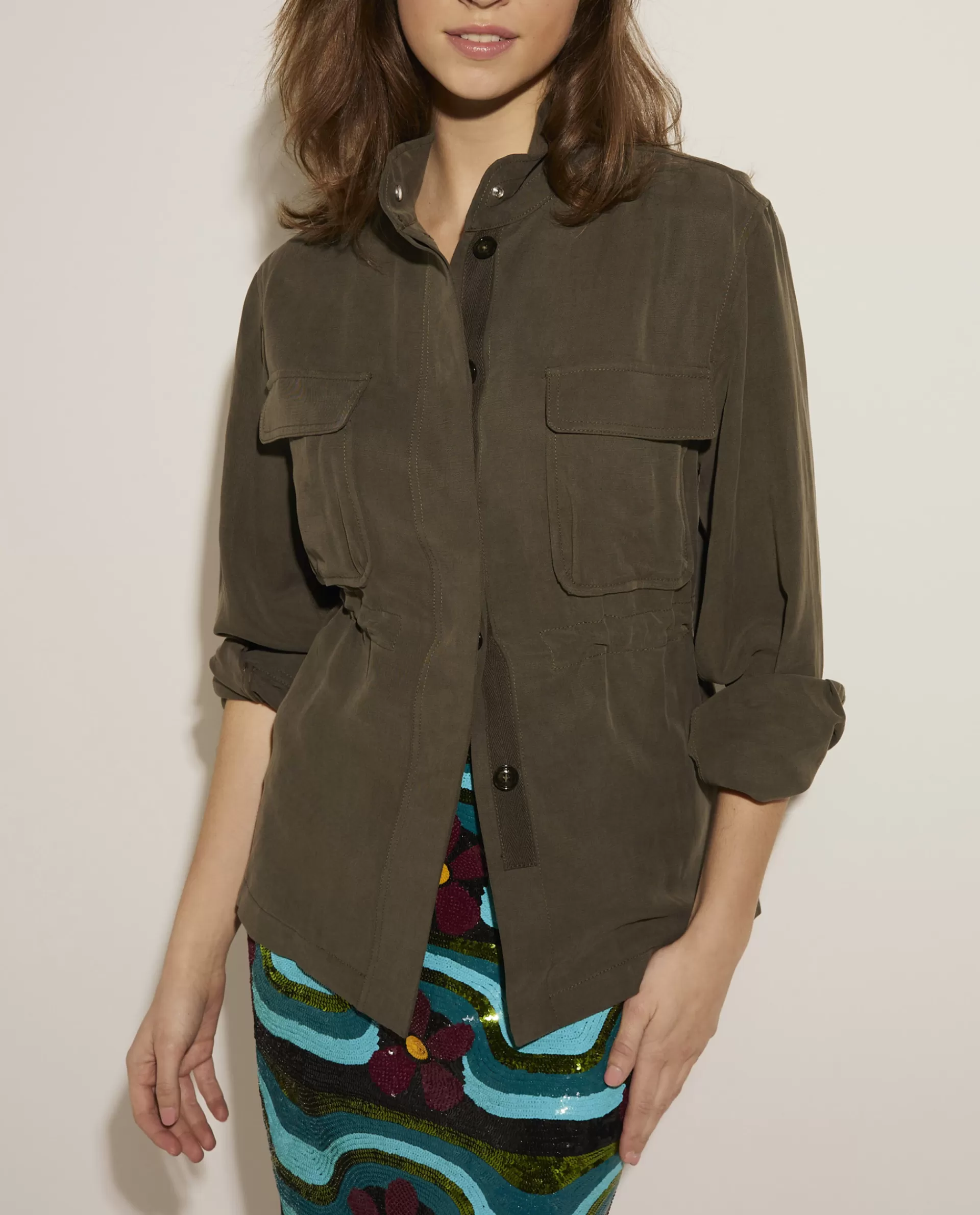 Online Utility-Overshirt Vrouwen Blouses