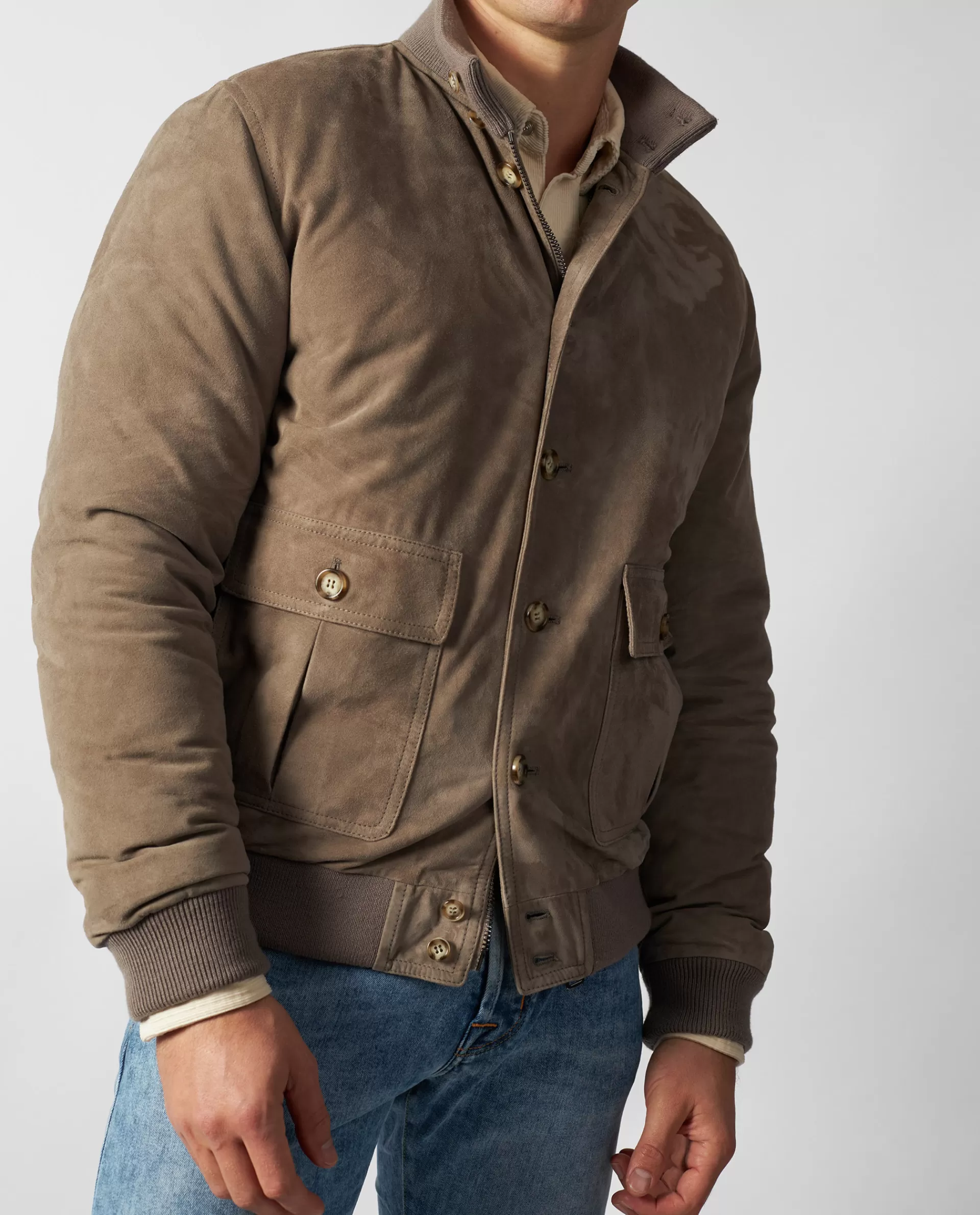 Flash Sale ino Suede Jack Mannen Jassen
