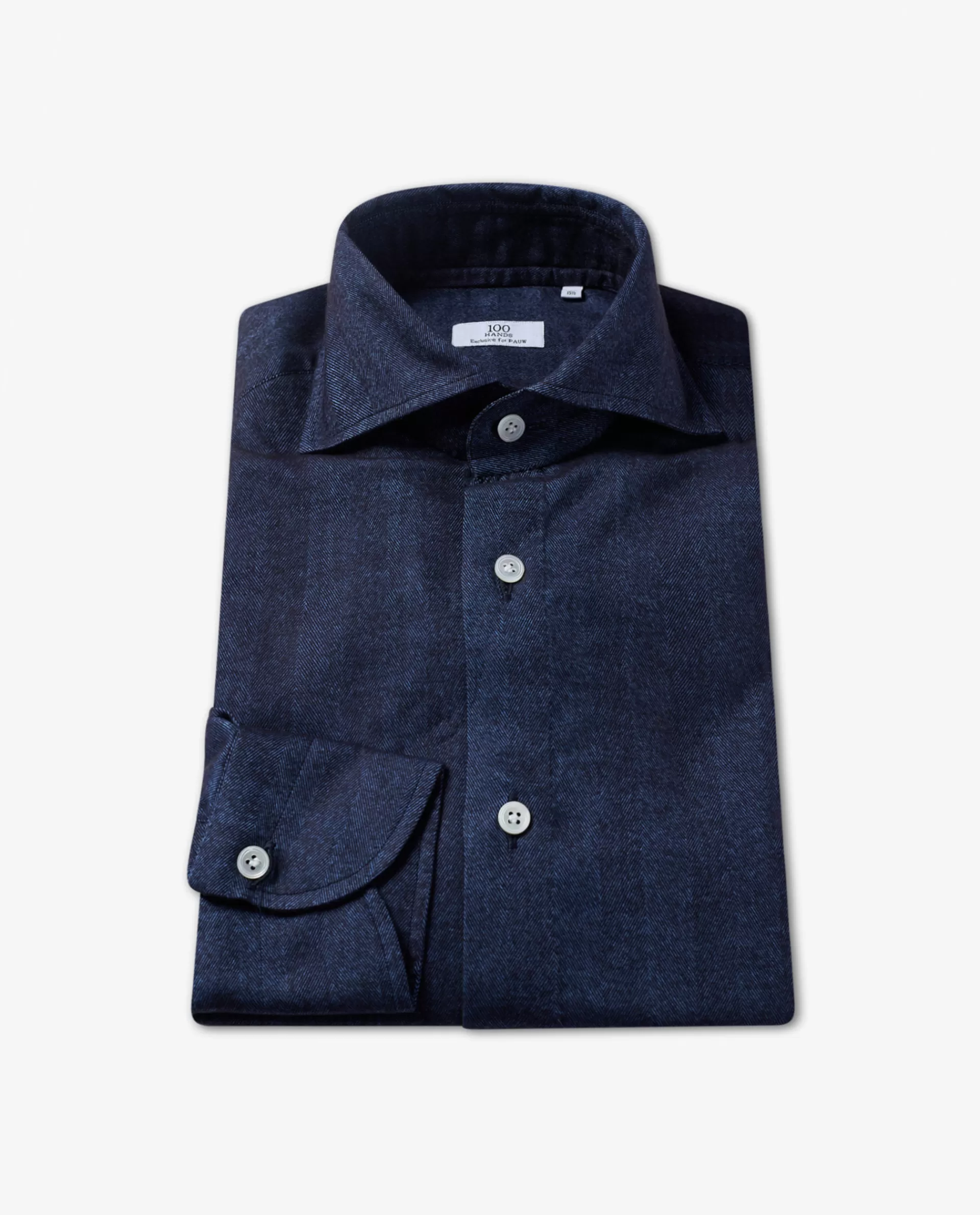 Online Visgraat Flanel Shirt Mannen Shirts