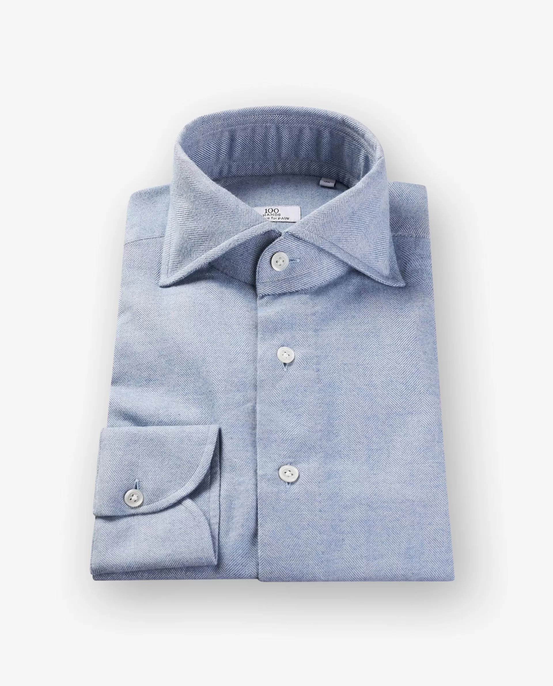 Cheap Visgraat Flanel Shirt Mannen Shirts