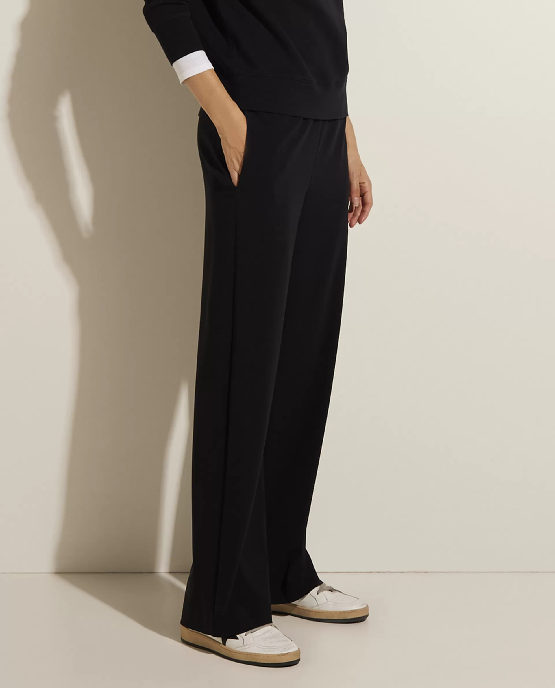 Sale Wijde Broek In Cool Wool Vrouwen Broeken