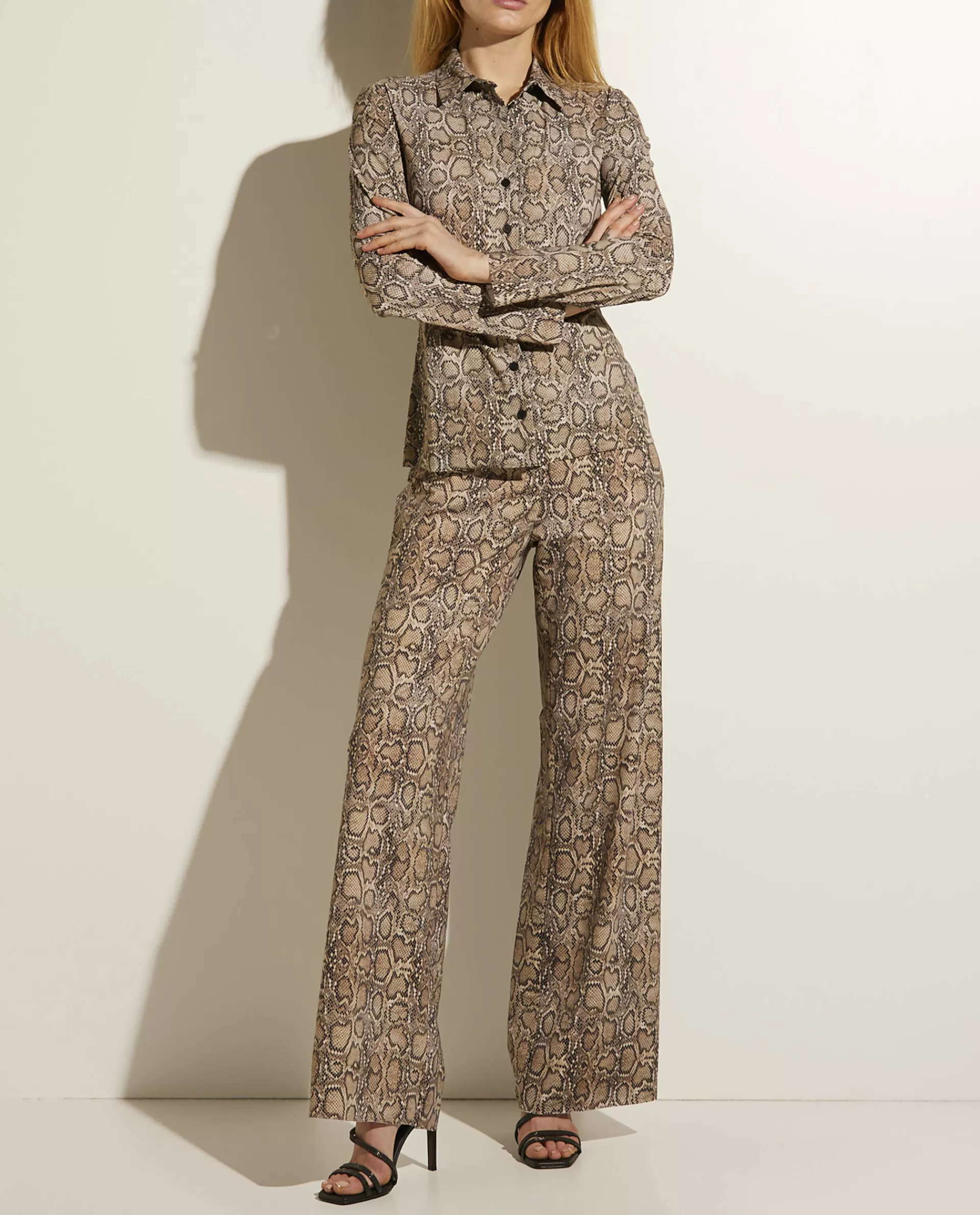 Cheap Wijde Broek Met Print Vrouwen Broeken