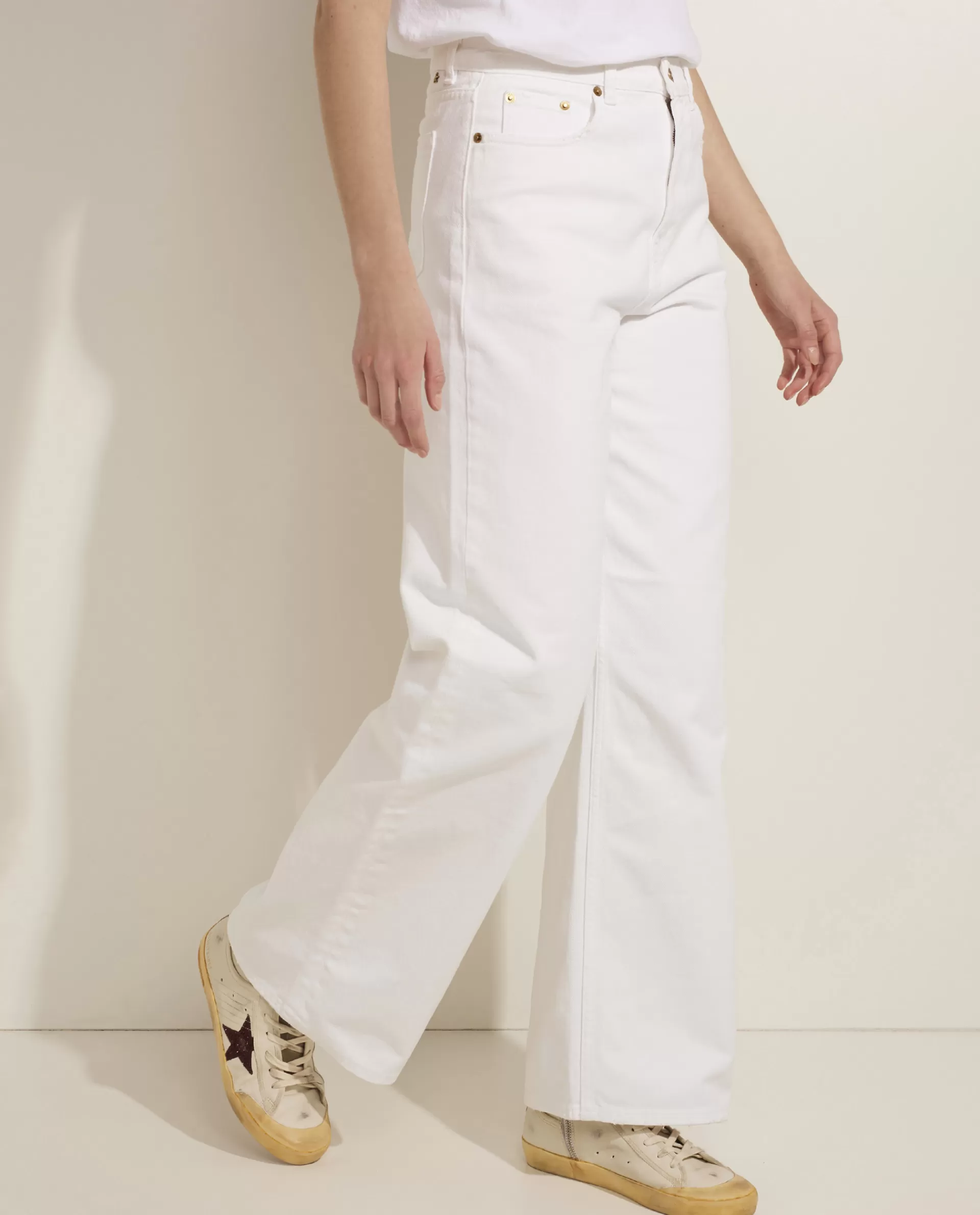 Online Wijde Jeans Vrouwen Broeken