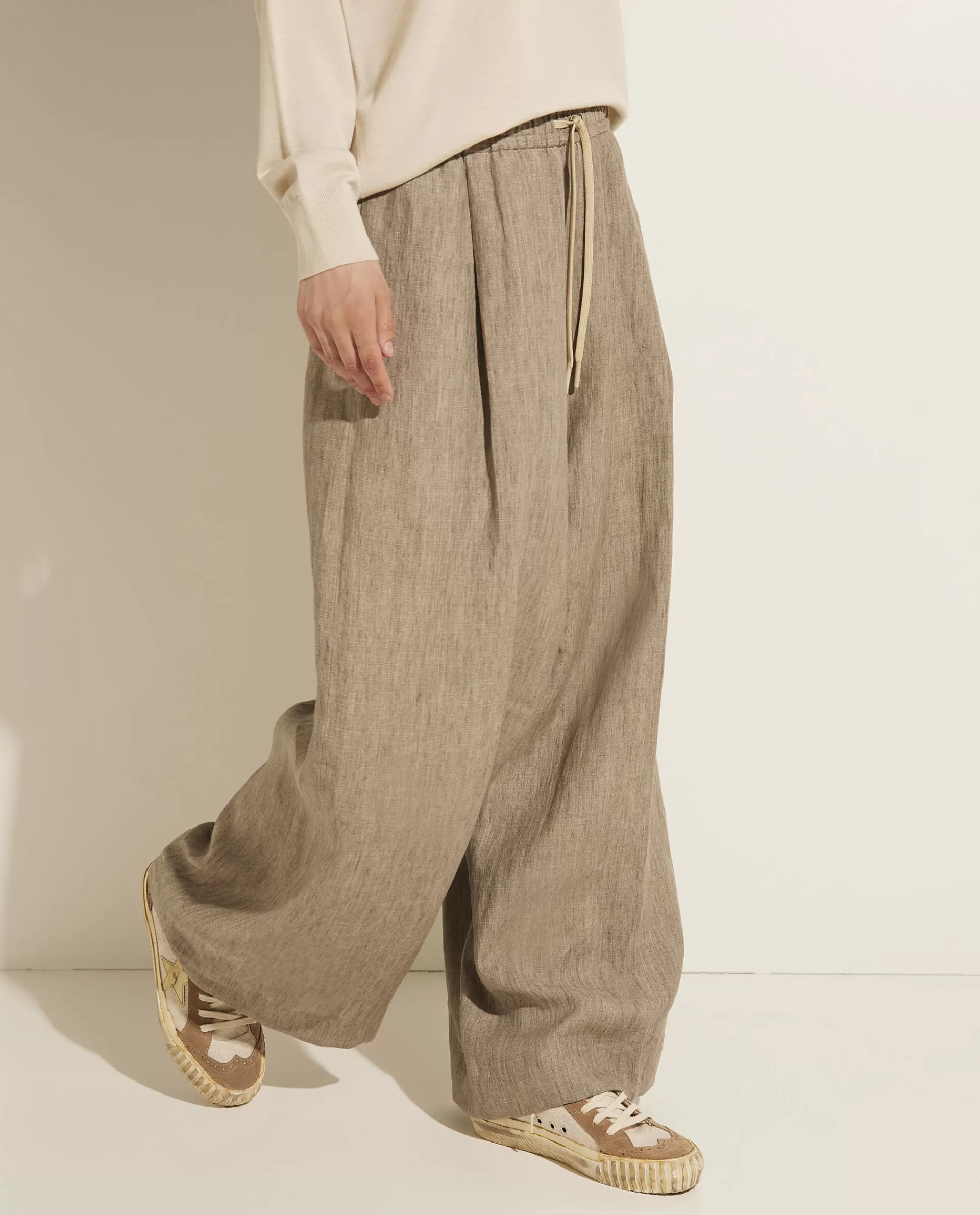 Cheap Wijde Linnen Broek Vrouwen Broeken