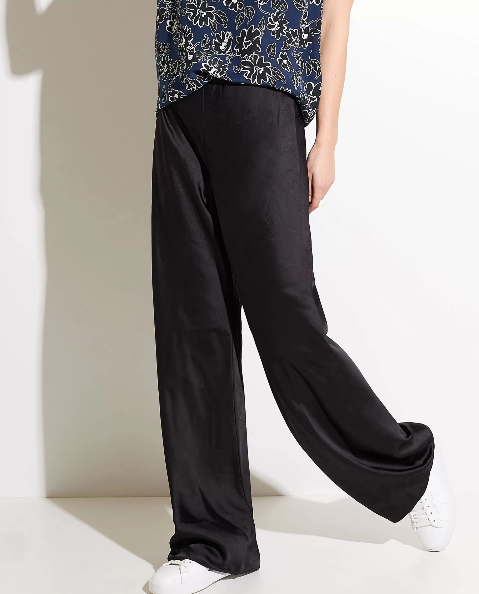 Hot Wijde Satijnen Broek Vrouwen Broeken