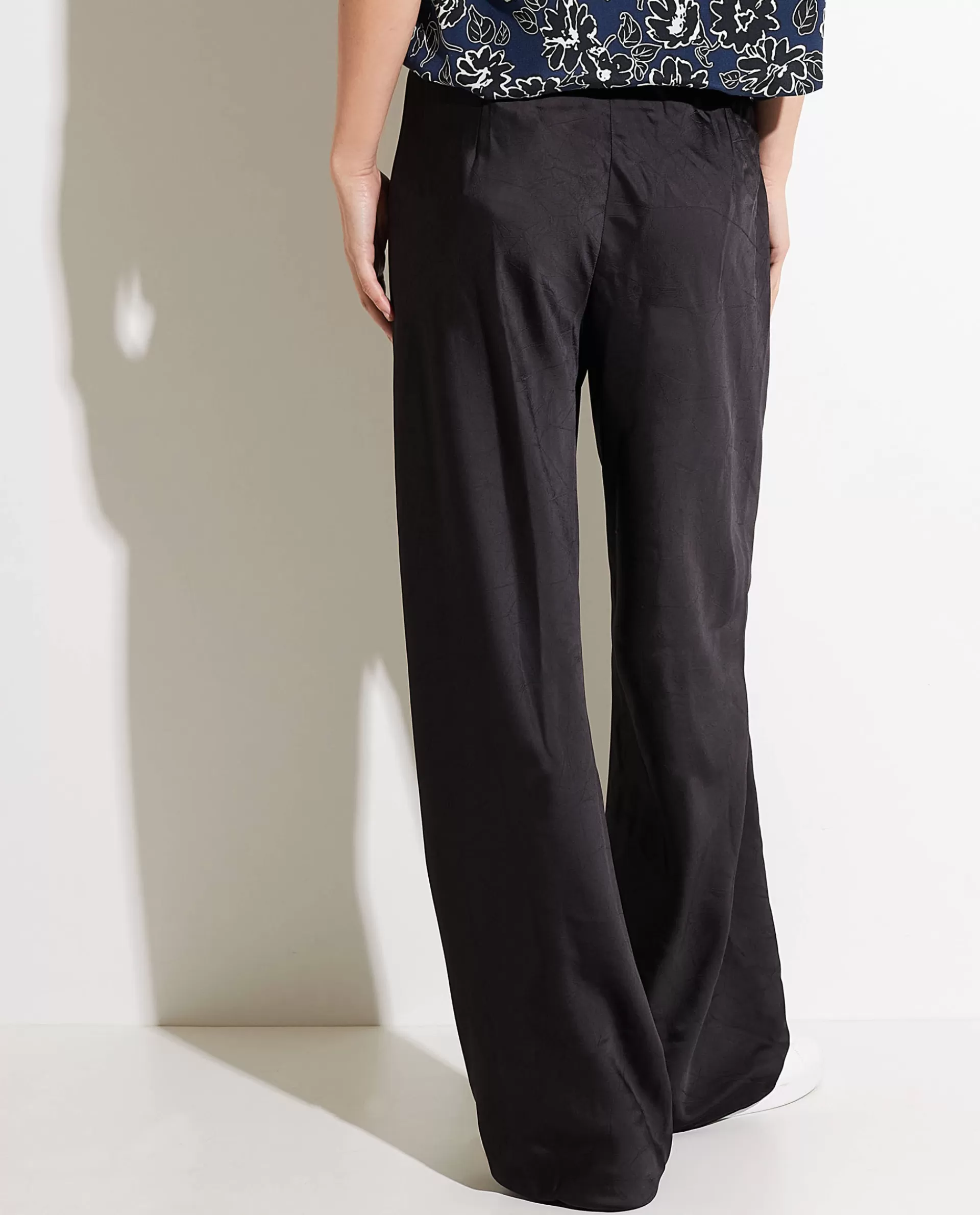 Hot Wijde Satijnen Broek Vrouwen Broeken