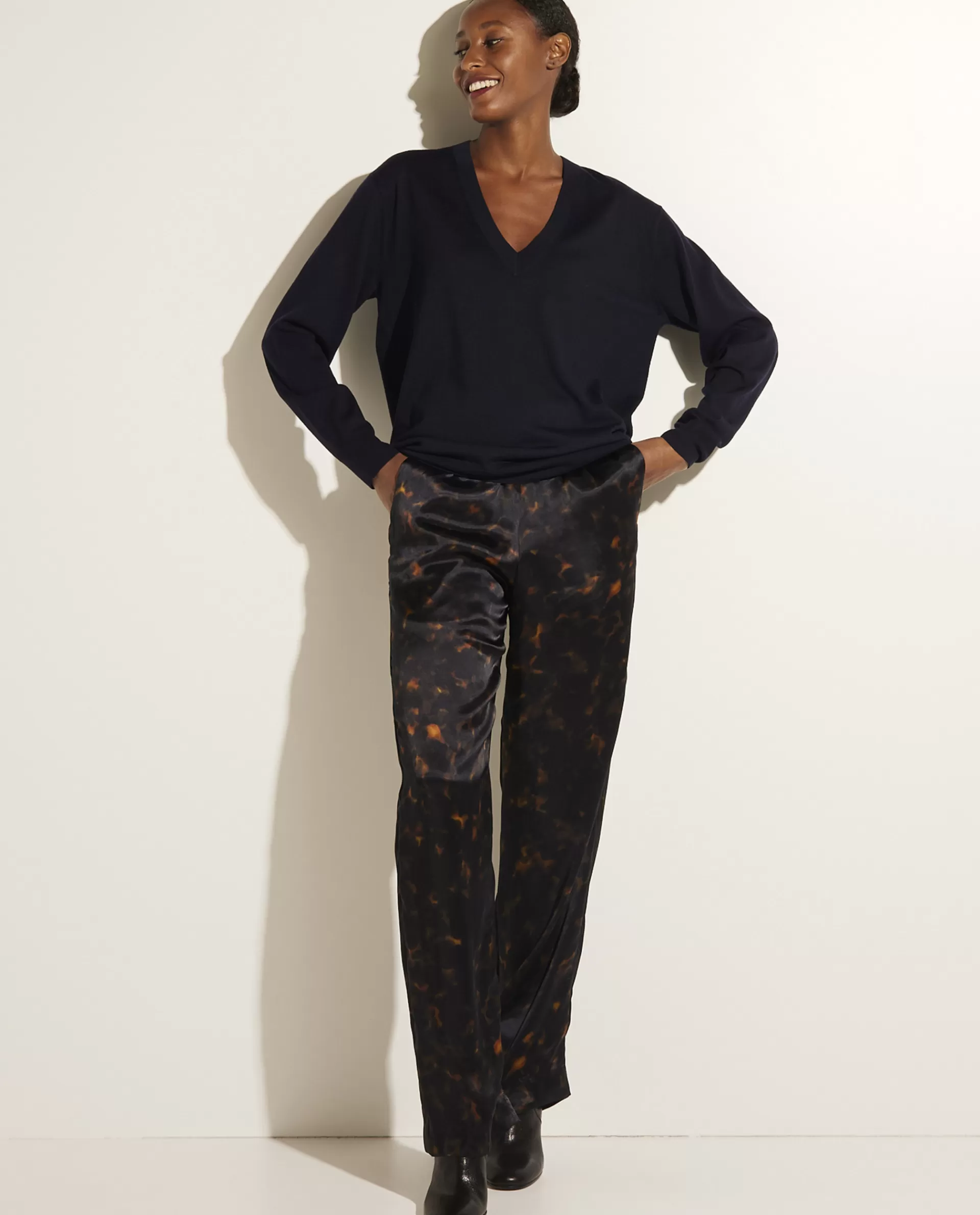 Shop Wijde Soepele Broek Vrouwen Broeken