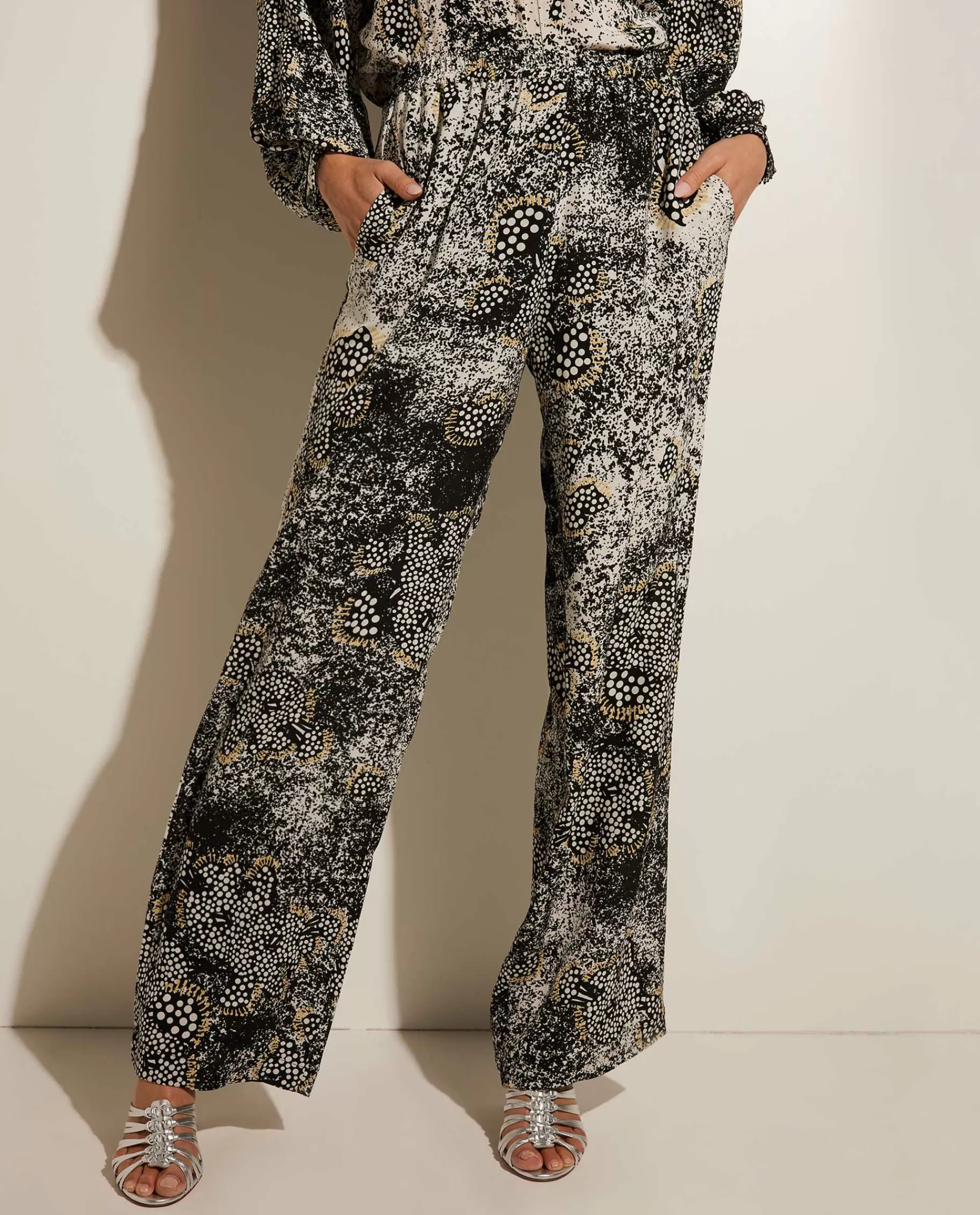 Store Wijde Zijden Broek Vrouwen Broeken