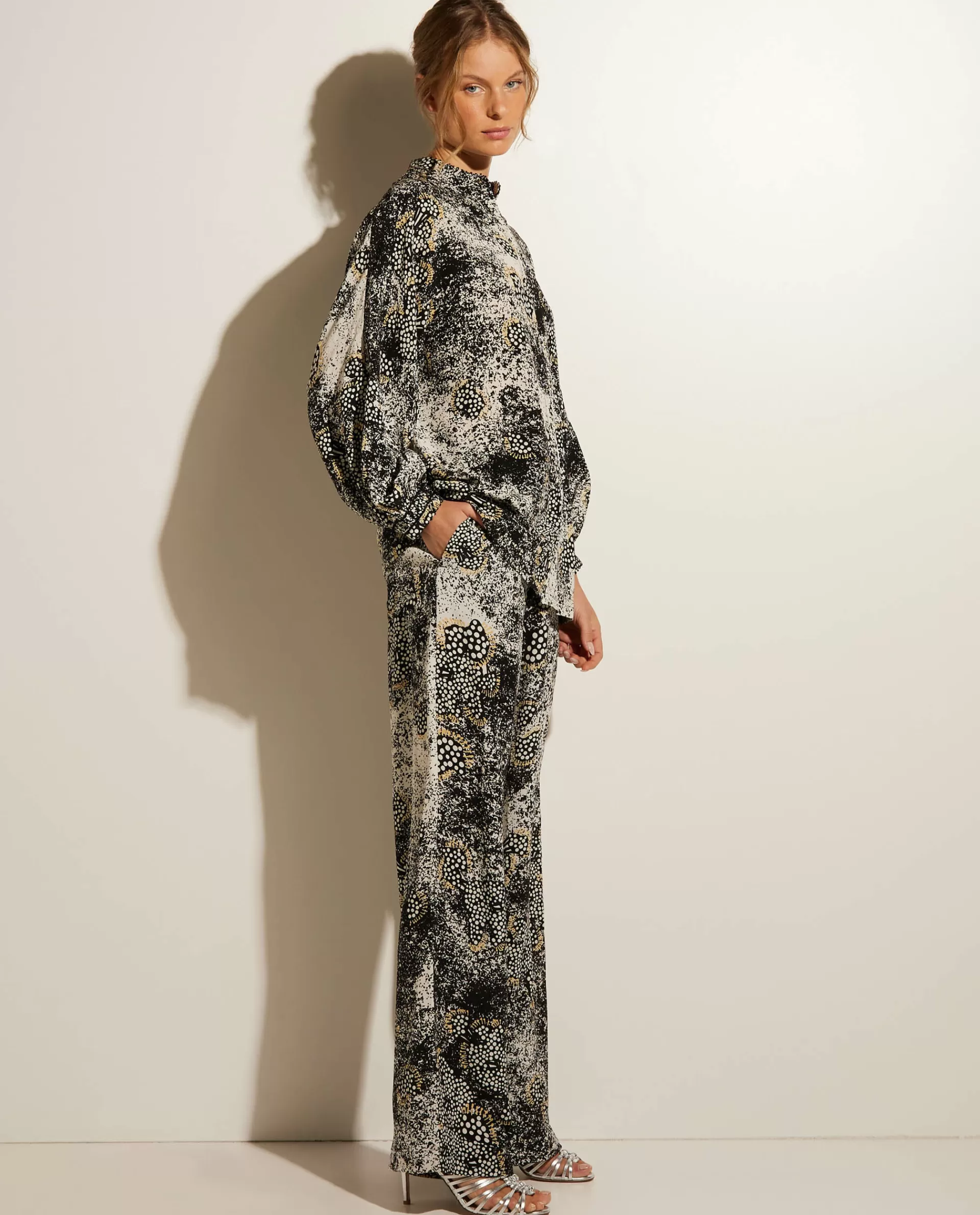 Store Wijde Zijden Broek Vrouwen Broeken
