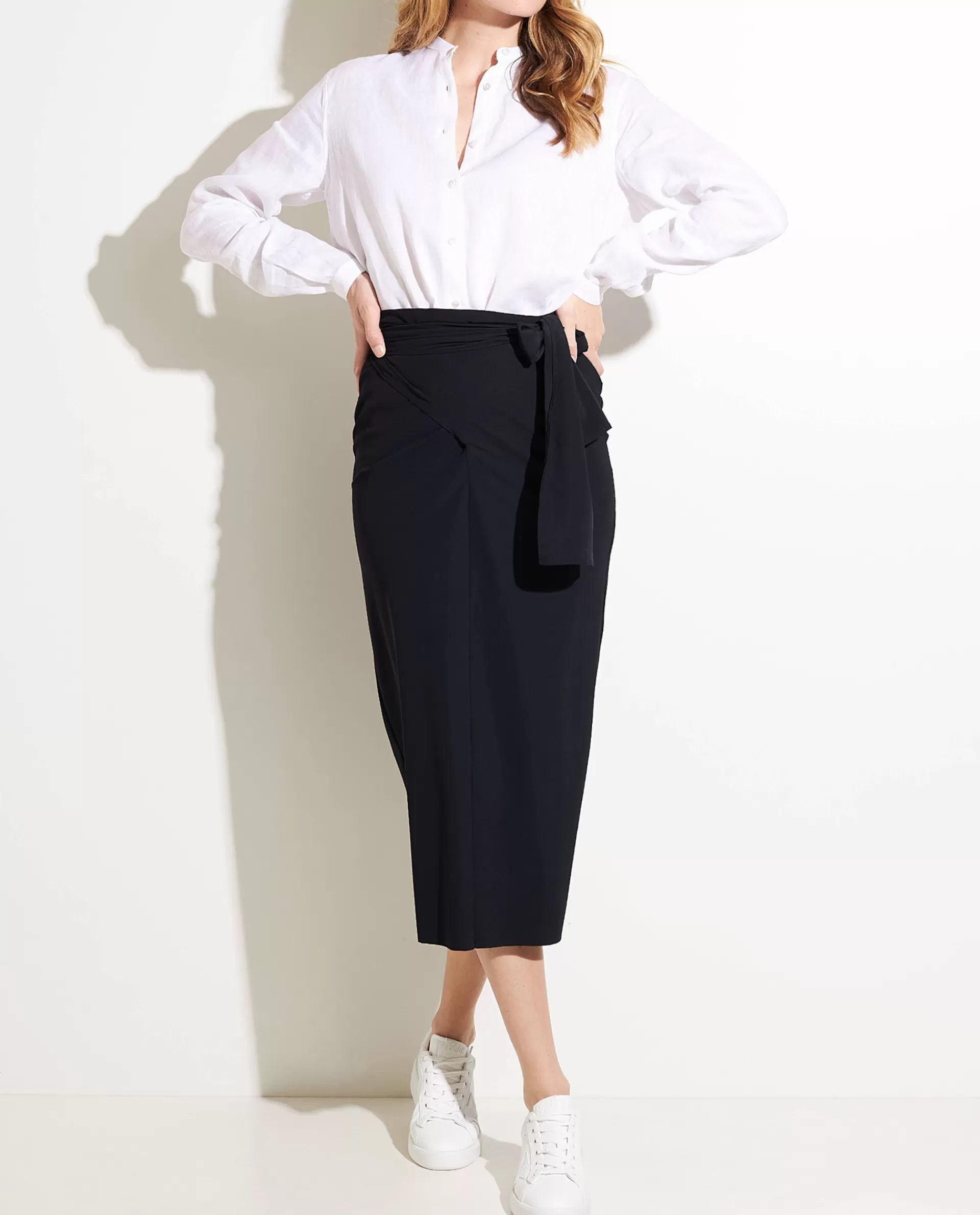 Fashion Wikkelrok In Stretch Kwaliteit Vrouwen Rokken