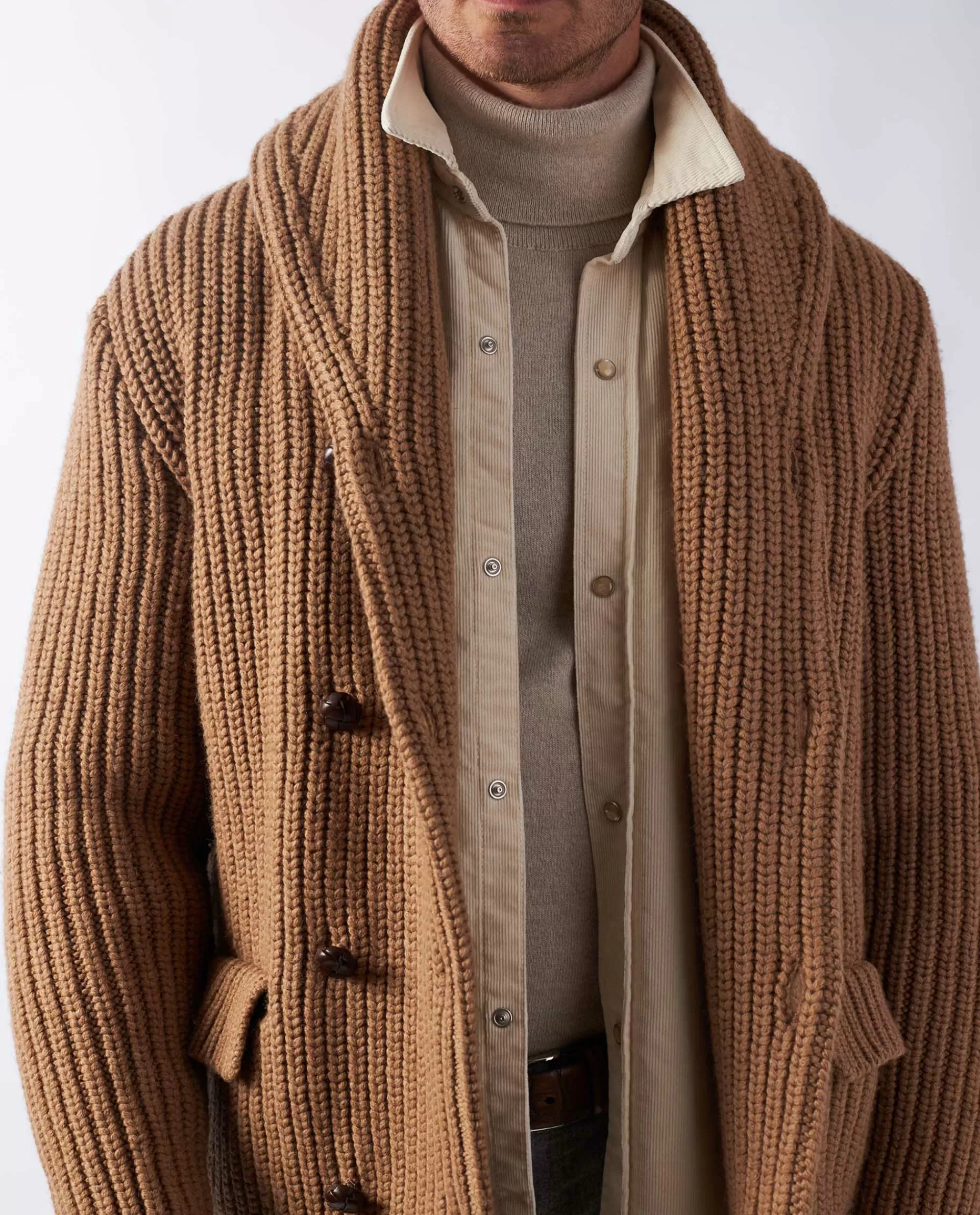 Flash Sale Wol Cashmere Coltrui Mannen Knitwear