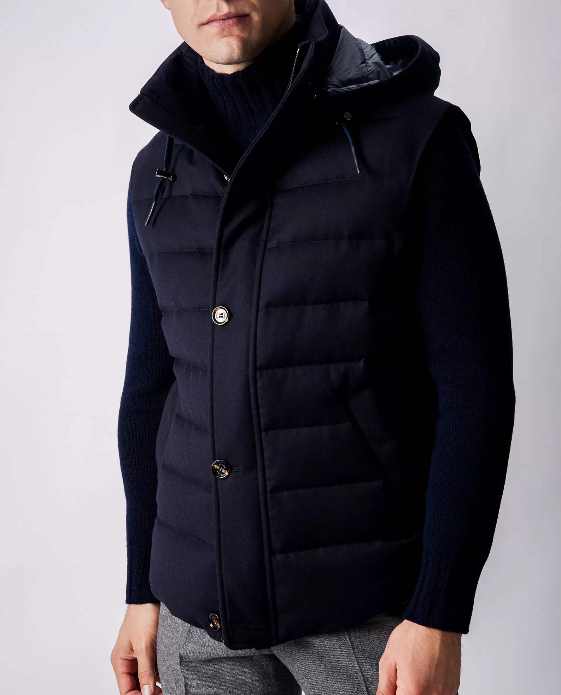 Flash Sale Wollen Bodywarmer Mannen Jassen