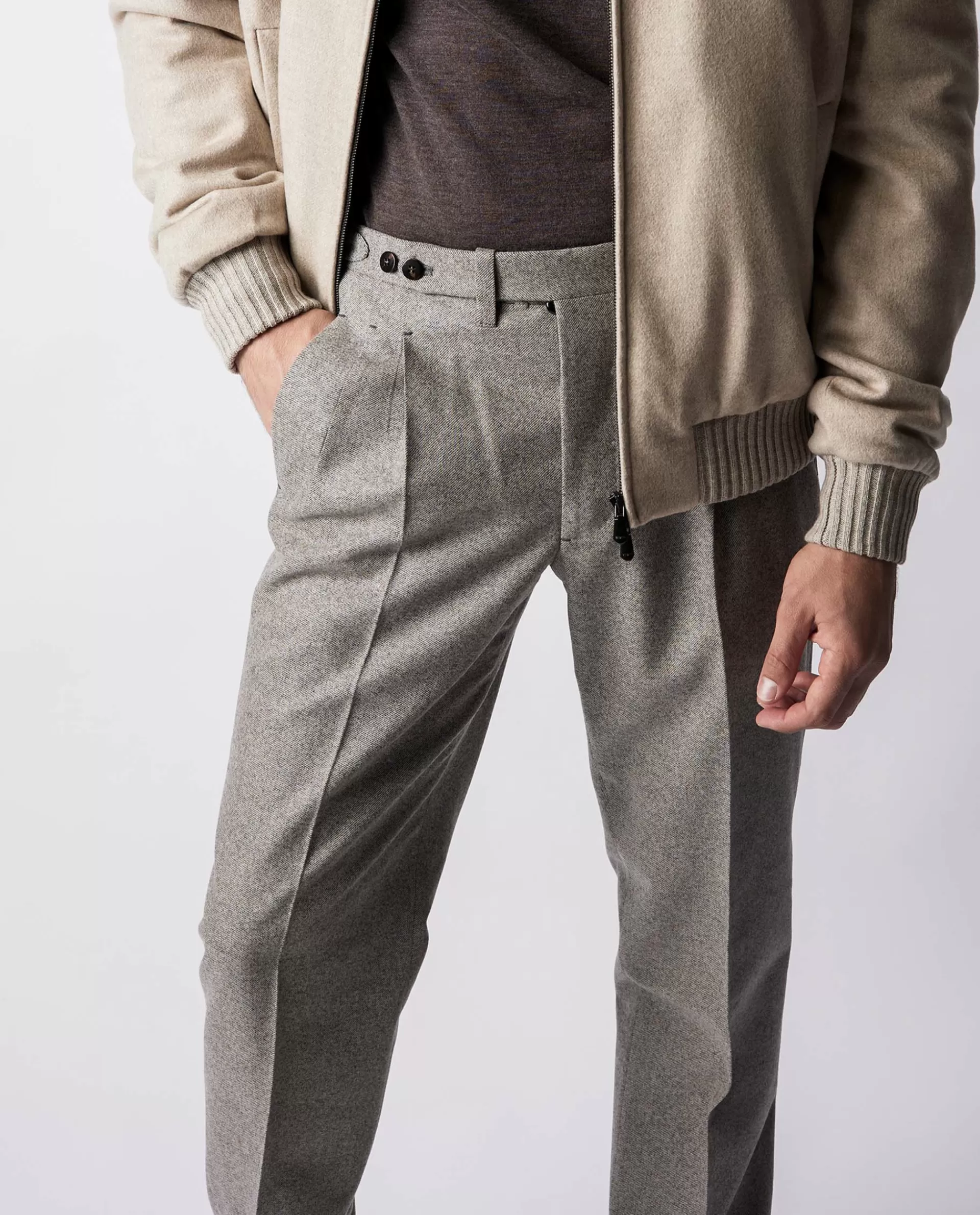 Clearance Wollen Broek Mannen Broeken