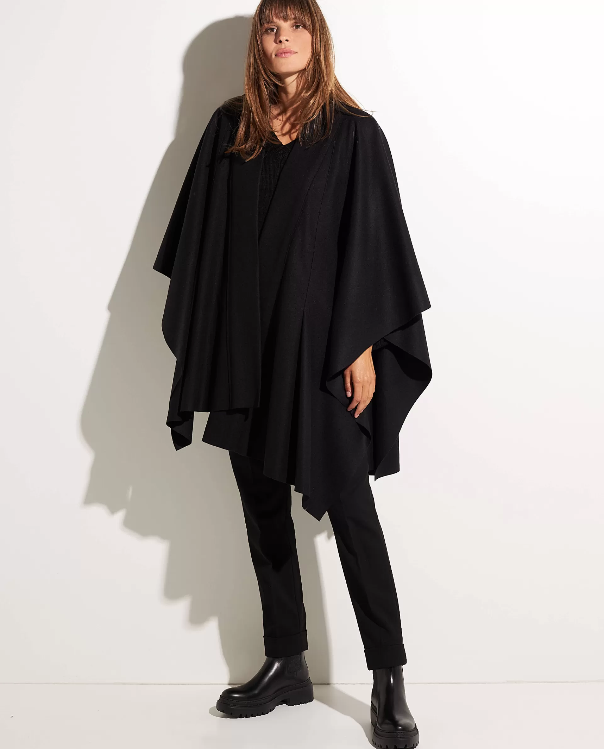 Shop Wollen Cape Vrouwen Jassen